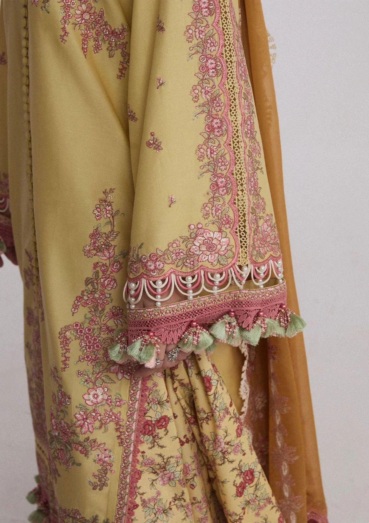 Lawn Collection - Hussain Rehar - Spring Summer - Eid Edit - Limone
