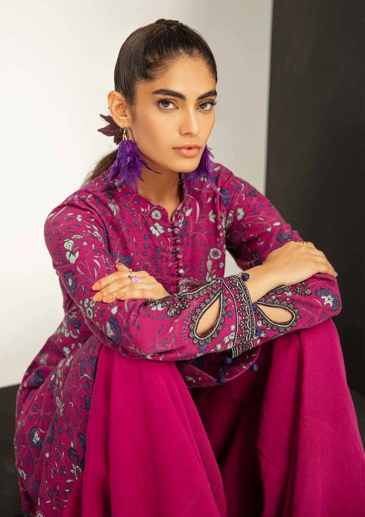 Winter Collection - M.Basics - Unstitched - MB#9A - Official M.Basics - Agha Fabrics UK