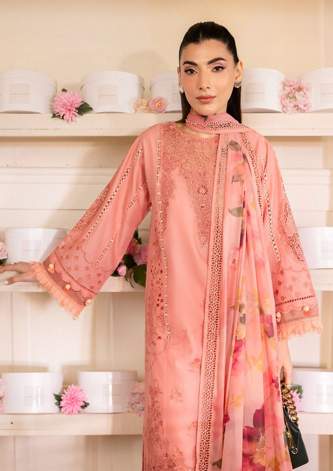 Lawn Collection - Saad Shaikh - Lamour - Blossom