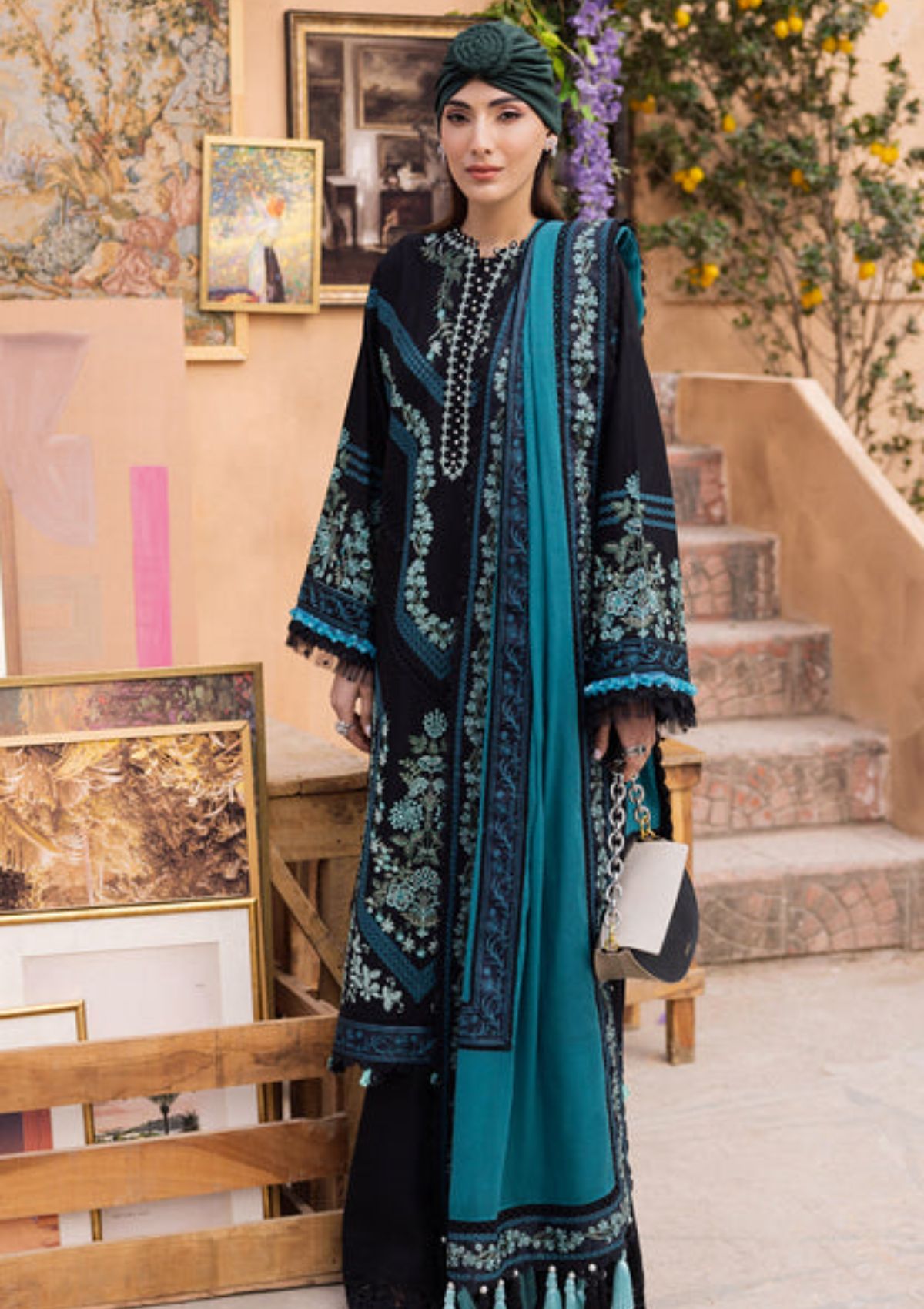 Lawn Collection - Saad Shaikh - Lamour - Reh