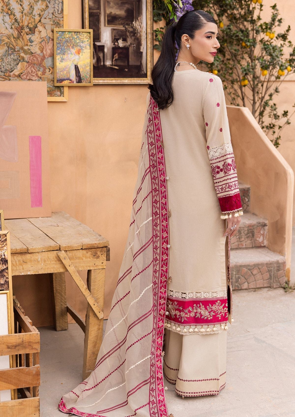 Lawn Collection - Saad Shaikh - Lamour - Zena