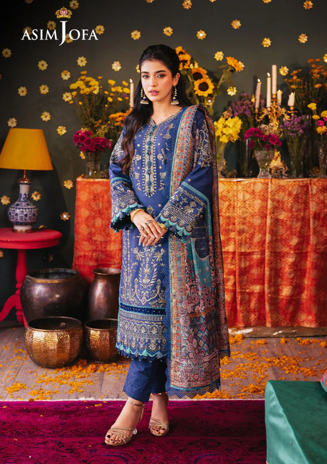 Lawn Collection - Asim Jofa - Rania - AJRA#24 - Official Asim Jofa - Agha Fabrics UK