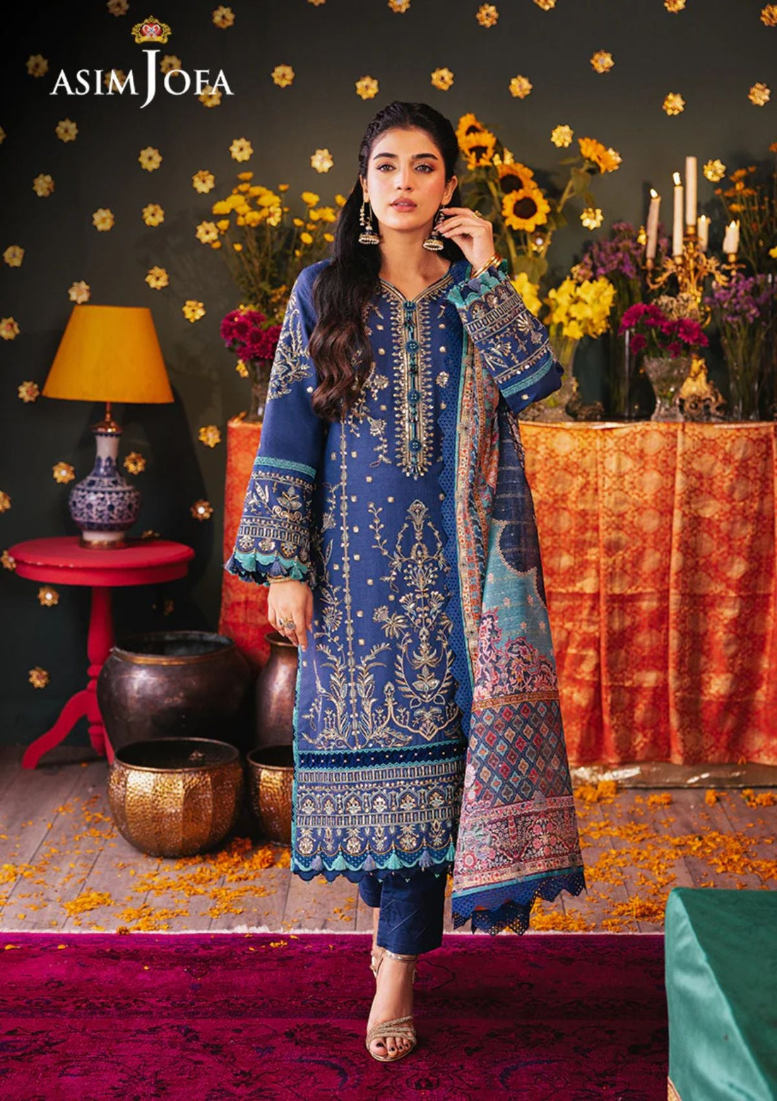 Lawn Collection - Asim Jofa - Rania - AJRA#24 - Official Asim Jofa - Agha Fabrics UK