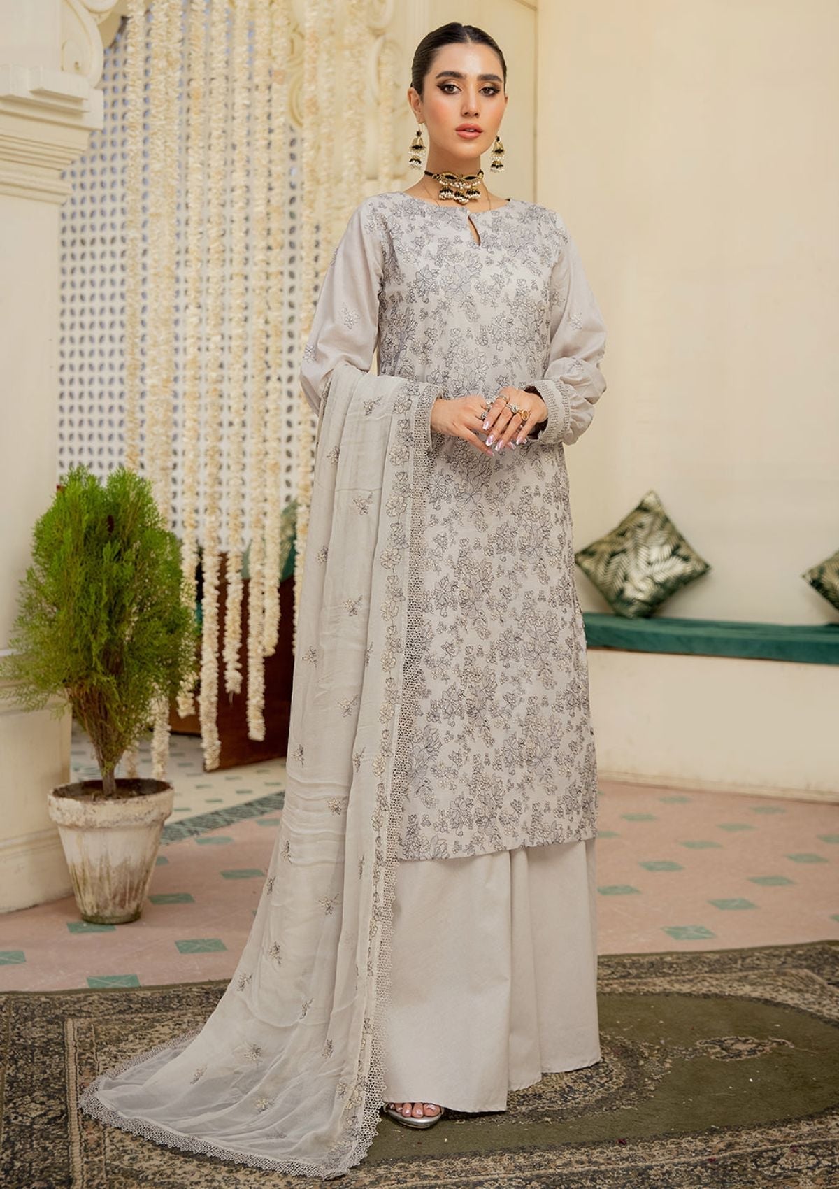 Lawn Collection - Mahnur - Mehr e Mah - MM#09 - Official Mahnur - Agha Fabrics UK