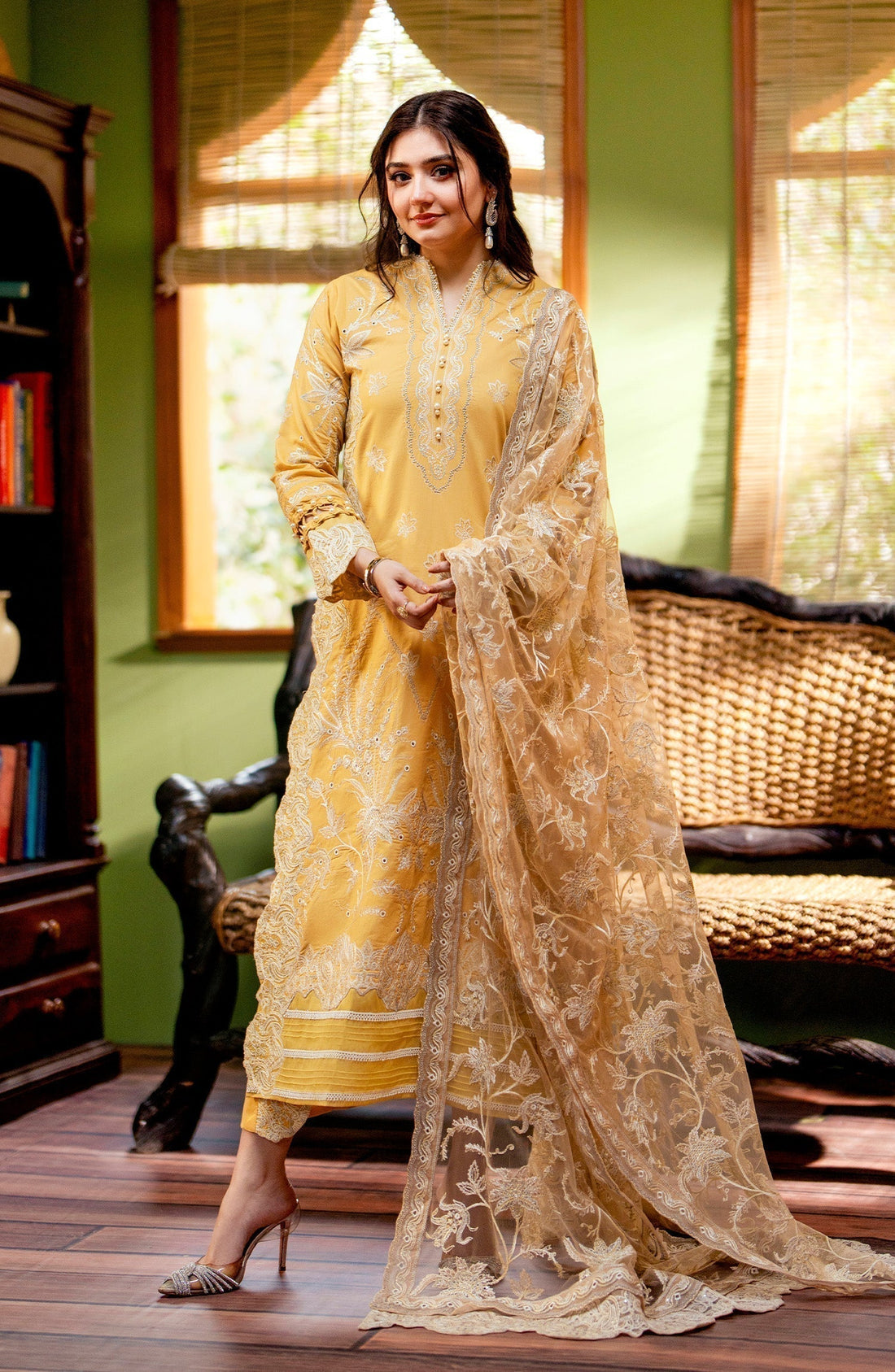 Maryum N Maria | Luxury Lawn 24 | Lamya -  Maryum N Maria Luxury -  Agha Fabrics