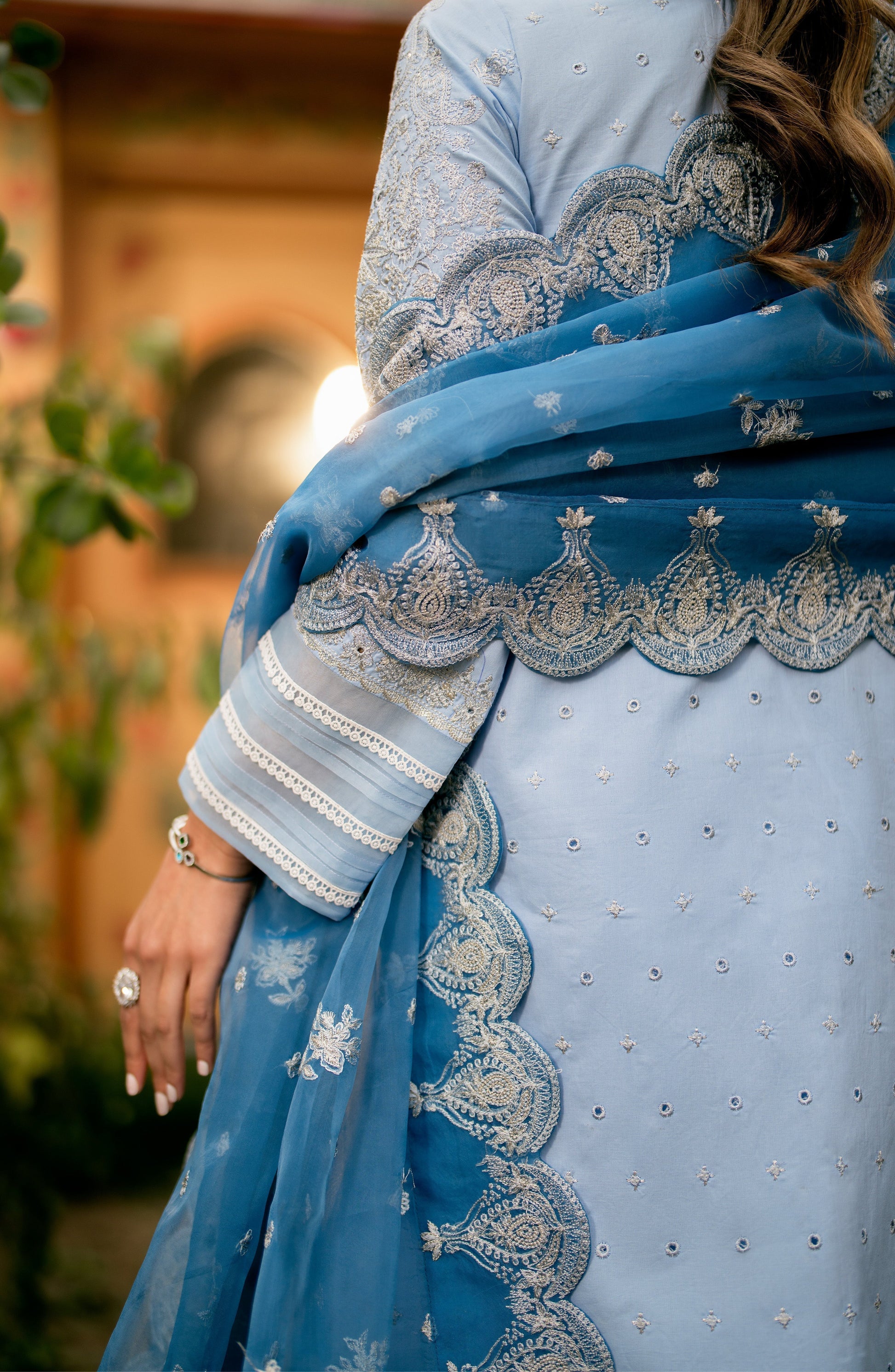 Maryum N Maria | Luxury Lawn 24 | Eshe -  Maryum N Maria Luxury -  Agha Fabrics