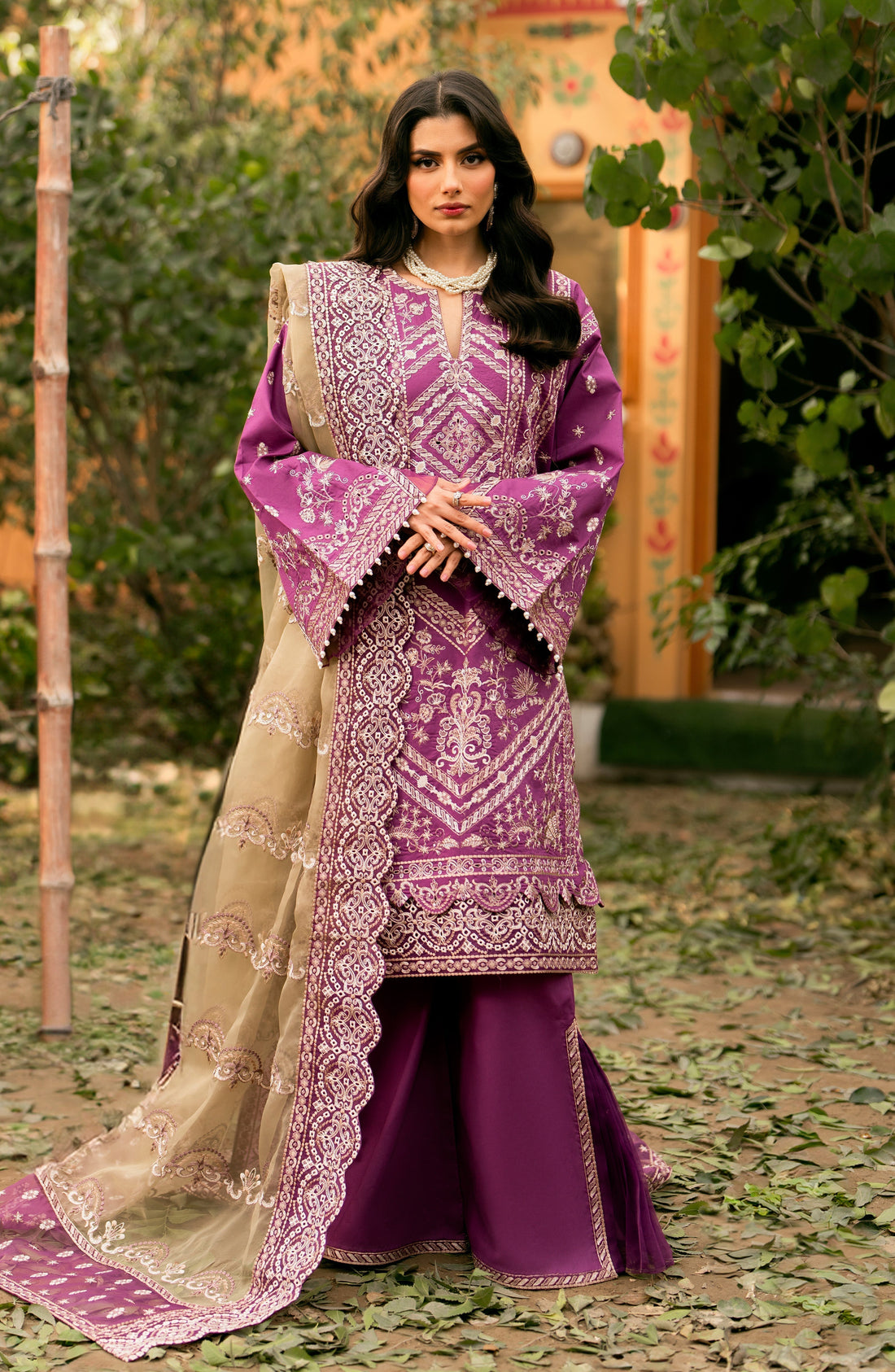 Maryum N Maria | Luxury Lawn 24 | Nane -  Maryum N Maria Luxury -  Agha Fabrics