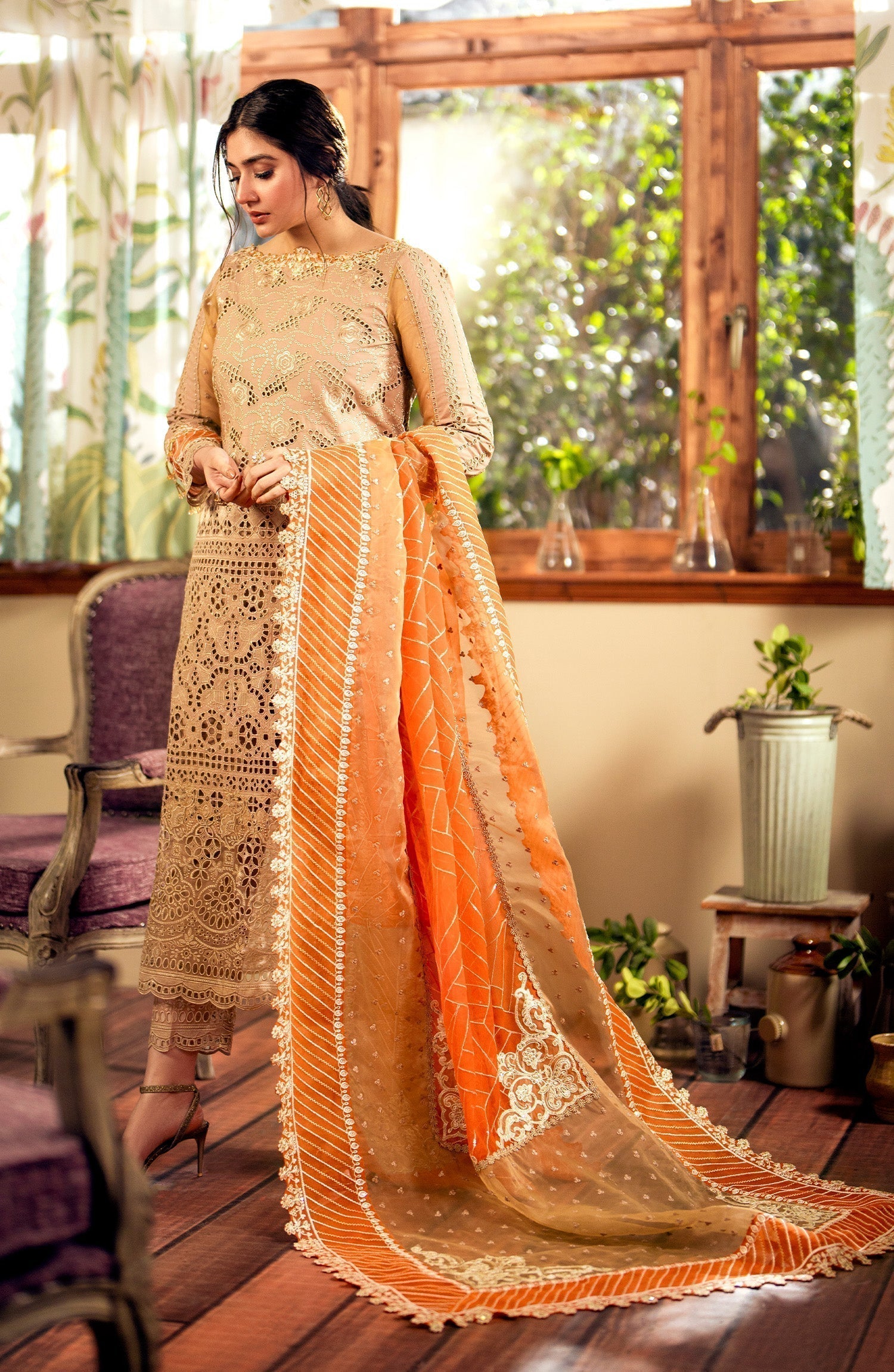 Maryum N Maria | Luxury Lawn 24 | Nora -  Maryum N Maria Luxury -  Agha Fabrics