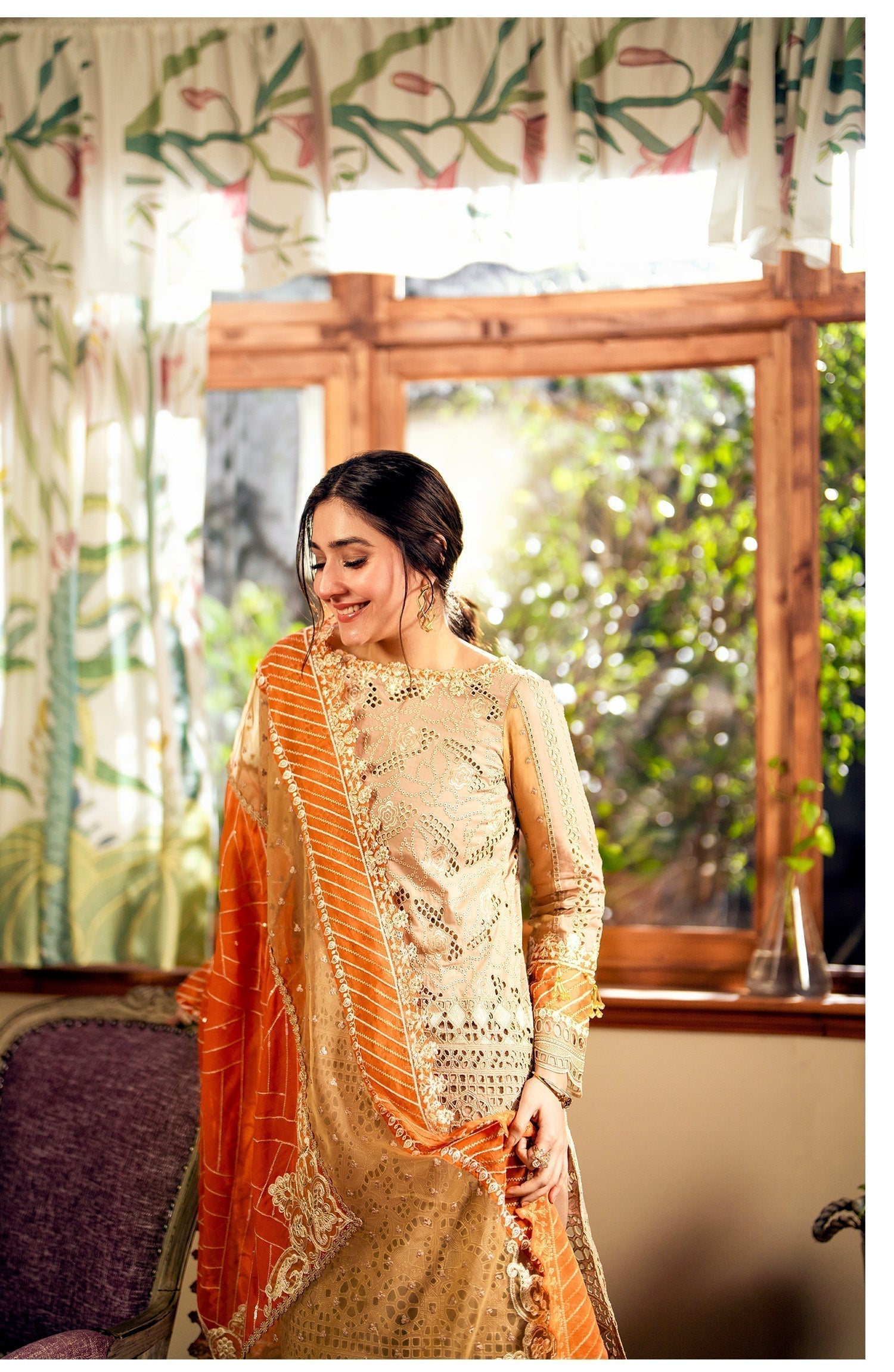 Maryum N Maria | Luxury Lawn 24 | Nora -  Maryum N Maria Luxury -  Agha Fabrics