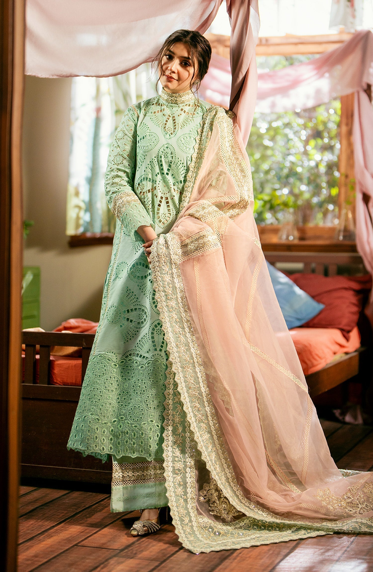 Maryum N Maria | Luxury Lawn 24 | Rawiya -  Maryum N Maria Luxury -  Agha Fabrics