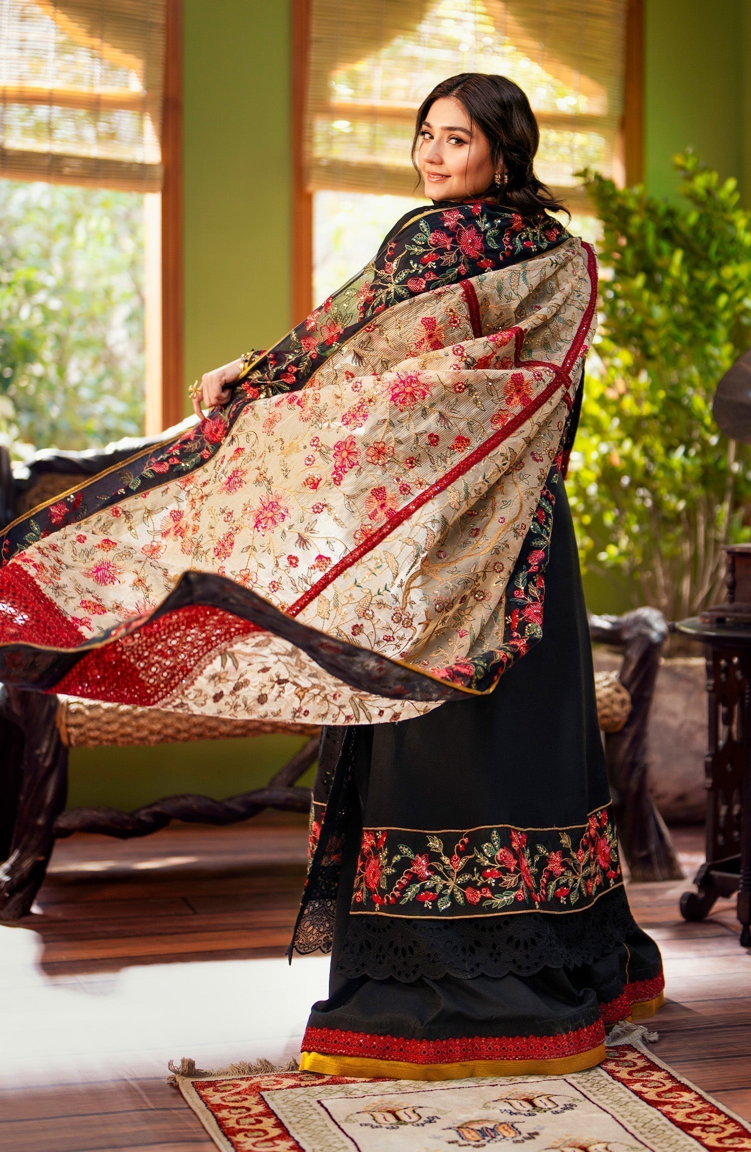 Maryum N Maria | Luxury Lawn 24 | Zayna -  Maryum N Maria Luxury -  Agha Fabrics