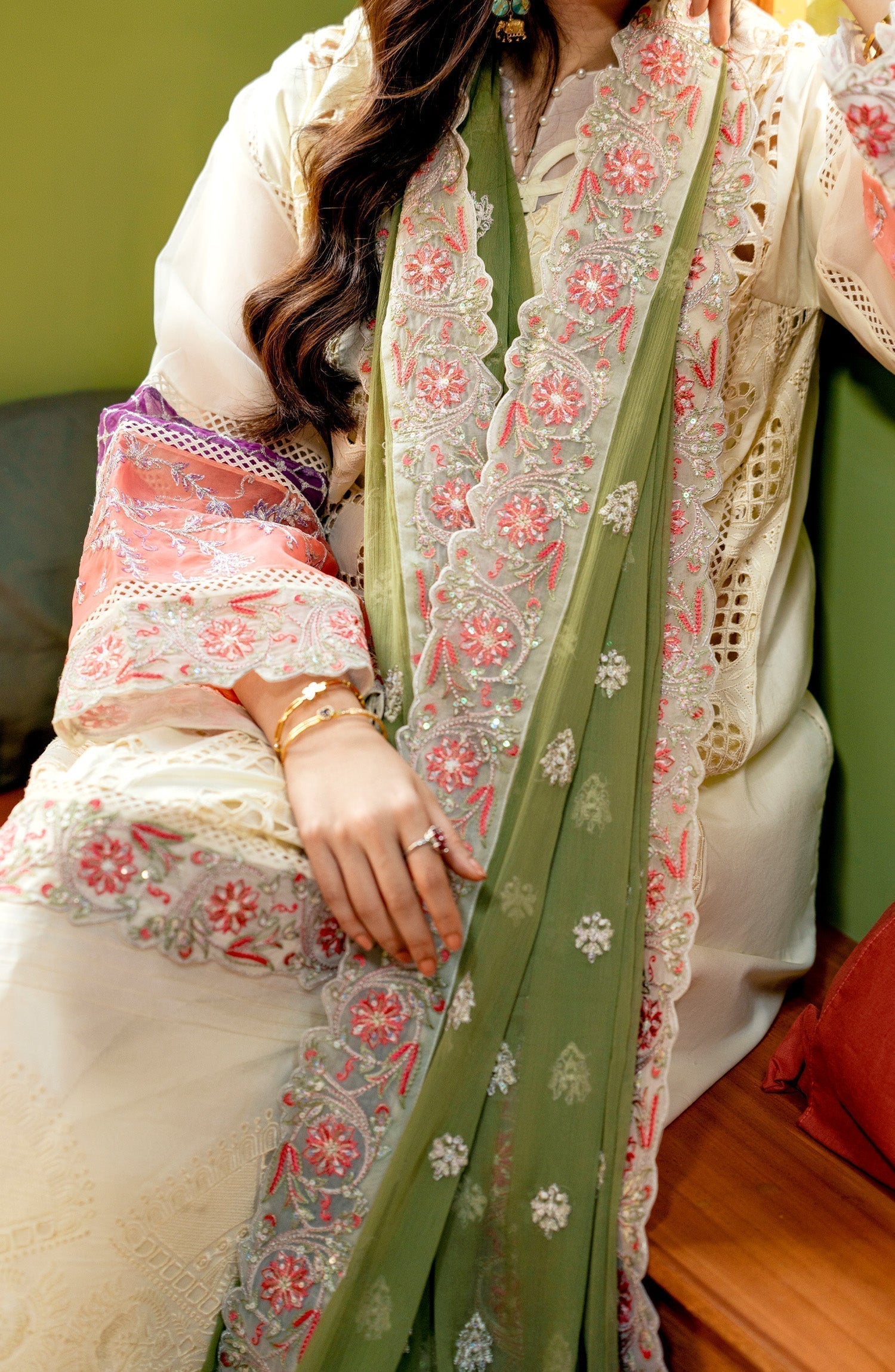 Maryum N Maria | Luxury Lawn 24 | Dina -  Maryum N Maria Luxury -  Agha Fabrics