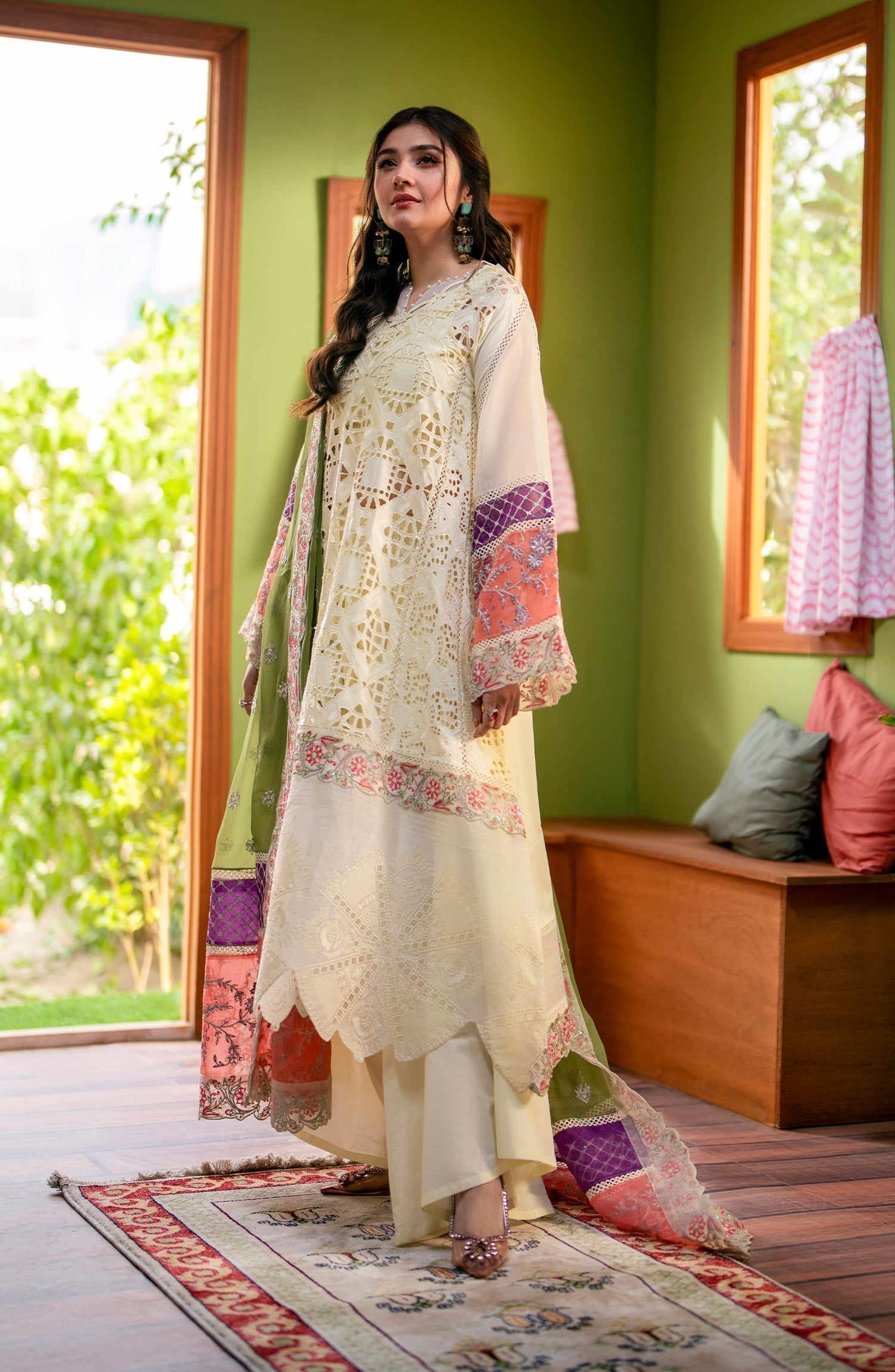Maryum N Maria | Luxury Lawn 24 | Dina -  Maryum N Maria Luxury -  Agha Fabrics