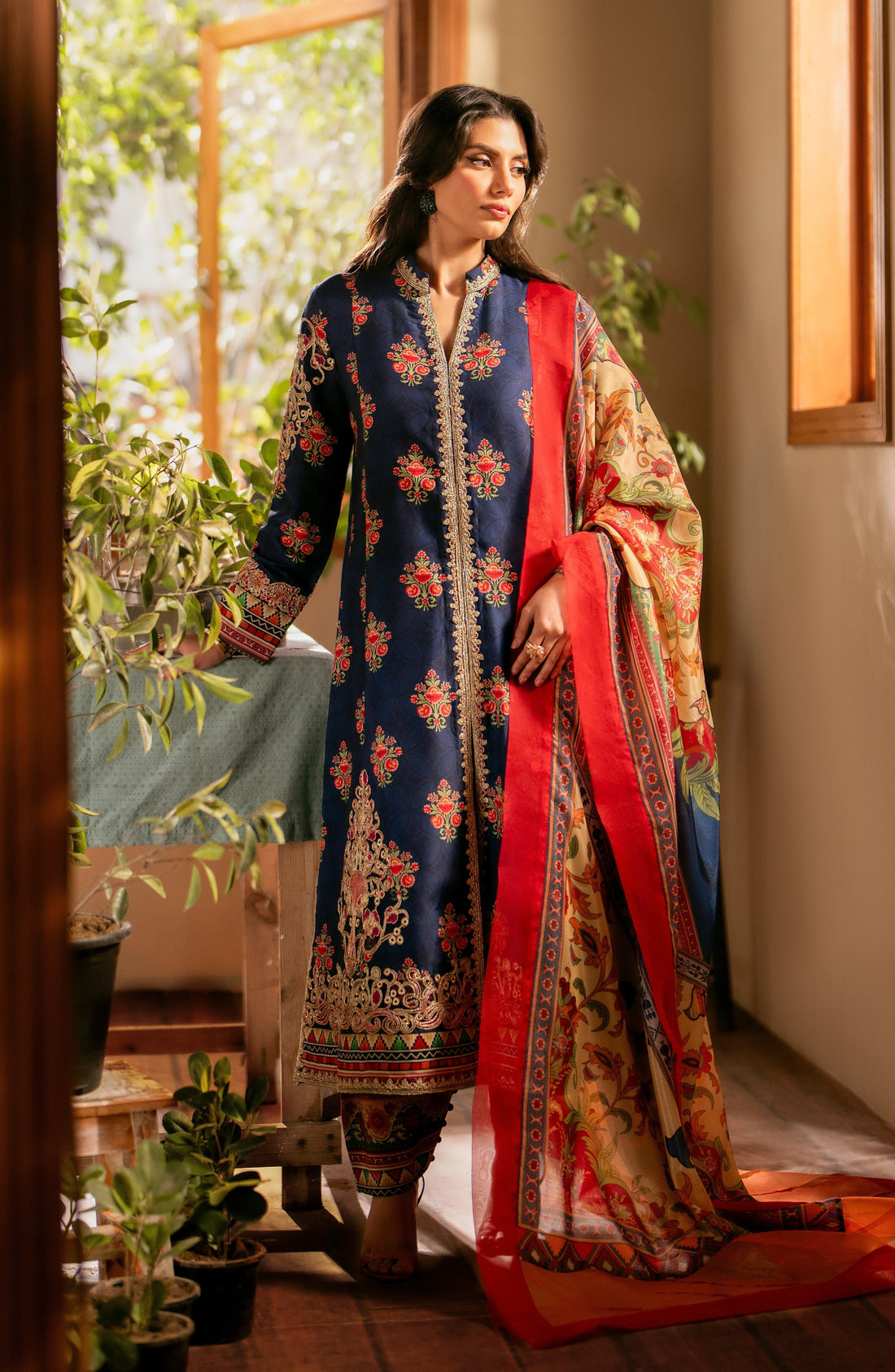 Maryum N Maria | Luxury Lawn 24 | Mariam -  Maryum N Maria Luxury -  Agha Fabrics