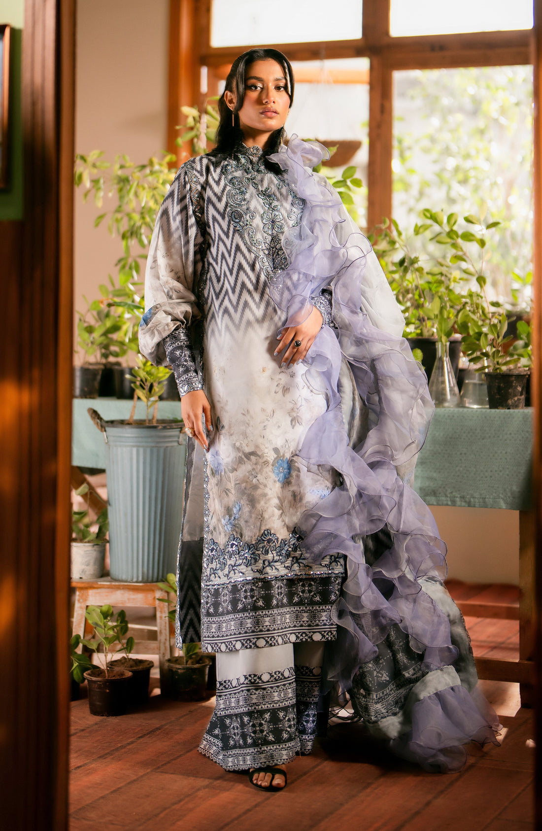 Maryum N Maria | Luxury Lawn 24 | Sara -  Maryum N Maria Luxury -  Agha Fabrics