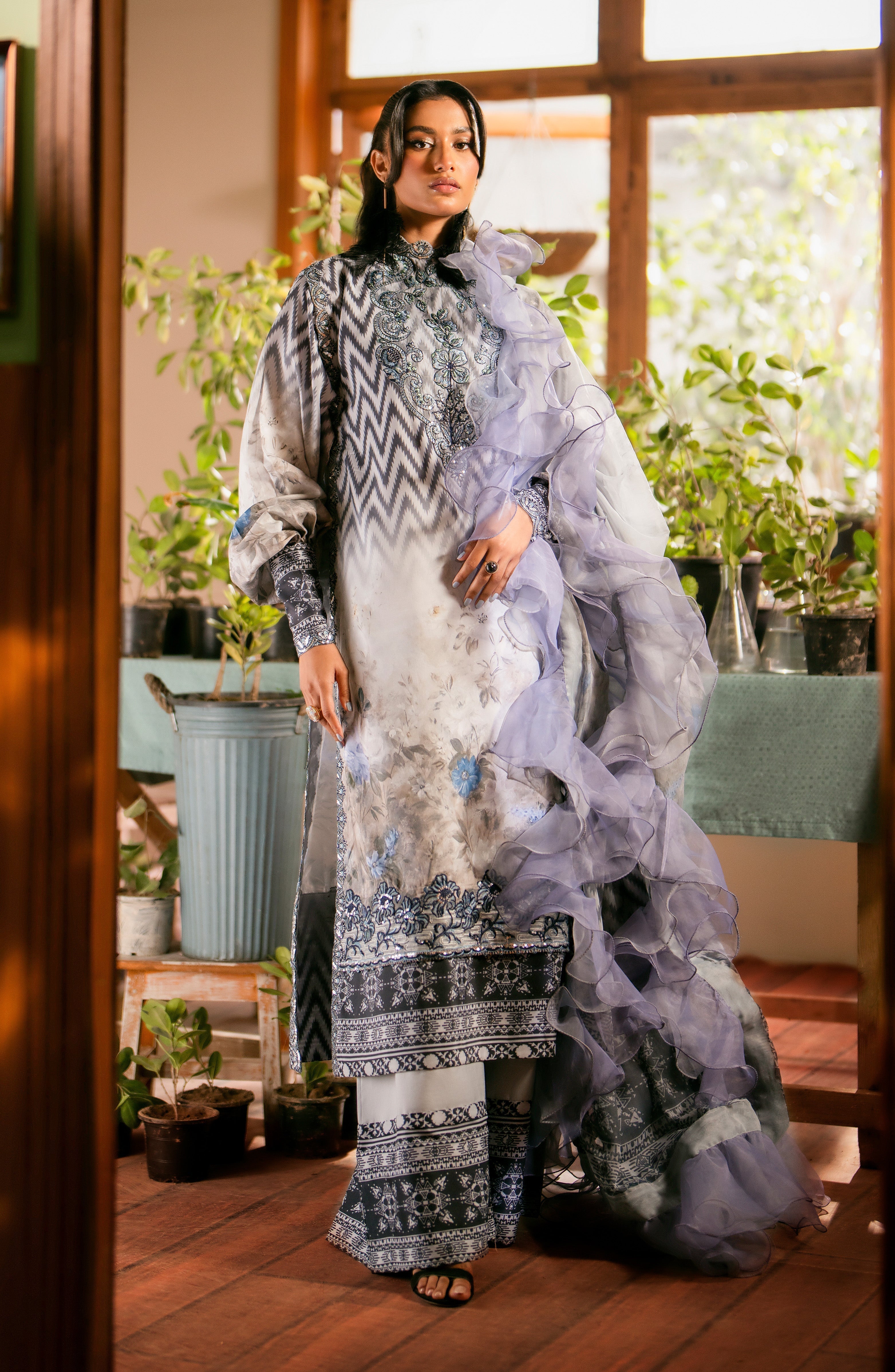 Maryum N Maria | Luxury Lawn 24 | Sara -  Maryum N Maria Luxury -  Agha Fabrics
