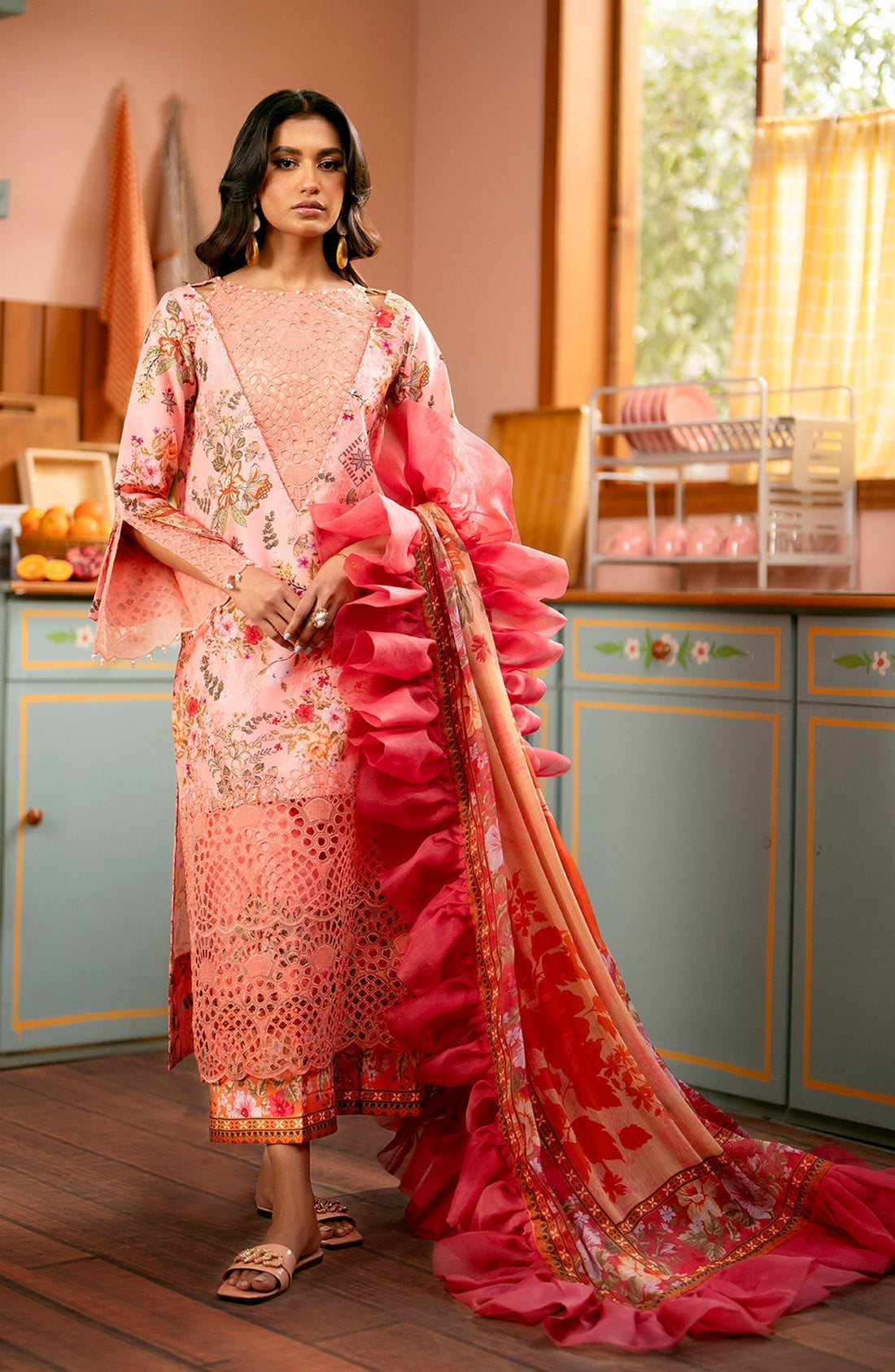 Maryum N Maria | Luxury Lawn 24 | Sawera -  Maryum N Maria Luxury -  Agha Fabrics