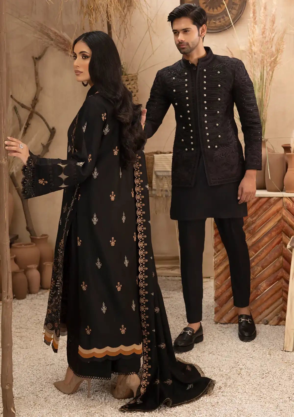 Winter Collection - Mahnur - Mehru - Cashmere Wool - MW#01 - Official Mahnur - Agha Fabrics UK