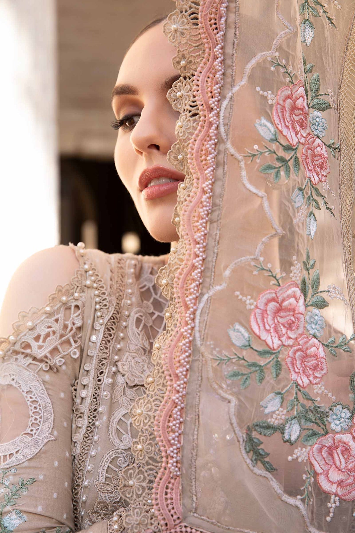Maria B | Voyage a' Luxe Lawn | D-2410-A -  Maria B Luxury -  Agha Fabrics