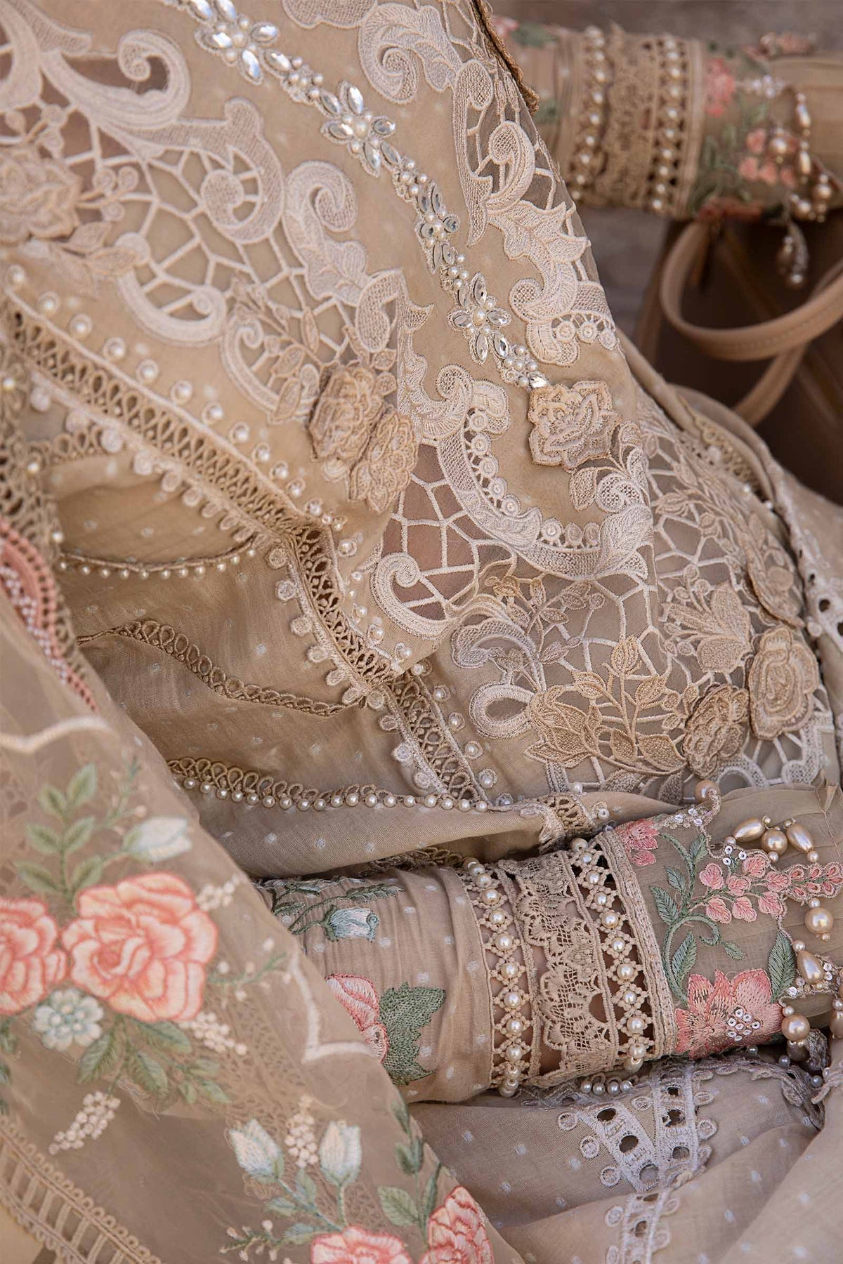 Maria B | Voyage a' Luxe Lawn | D-2410-A -  Maria B Luxury -  Agha Fabrics