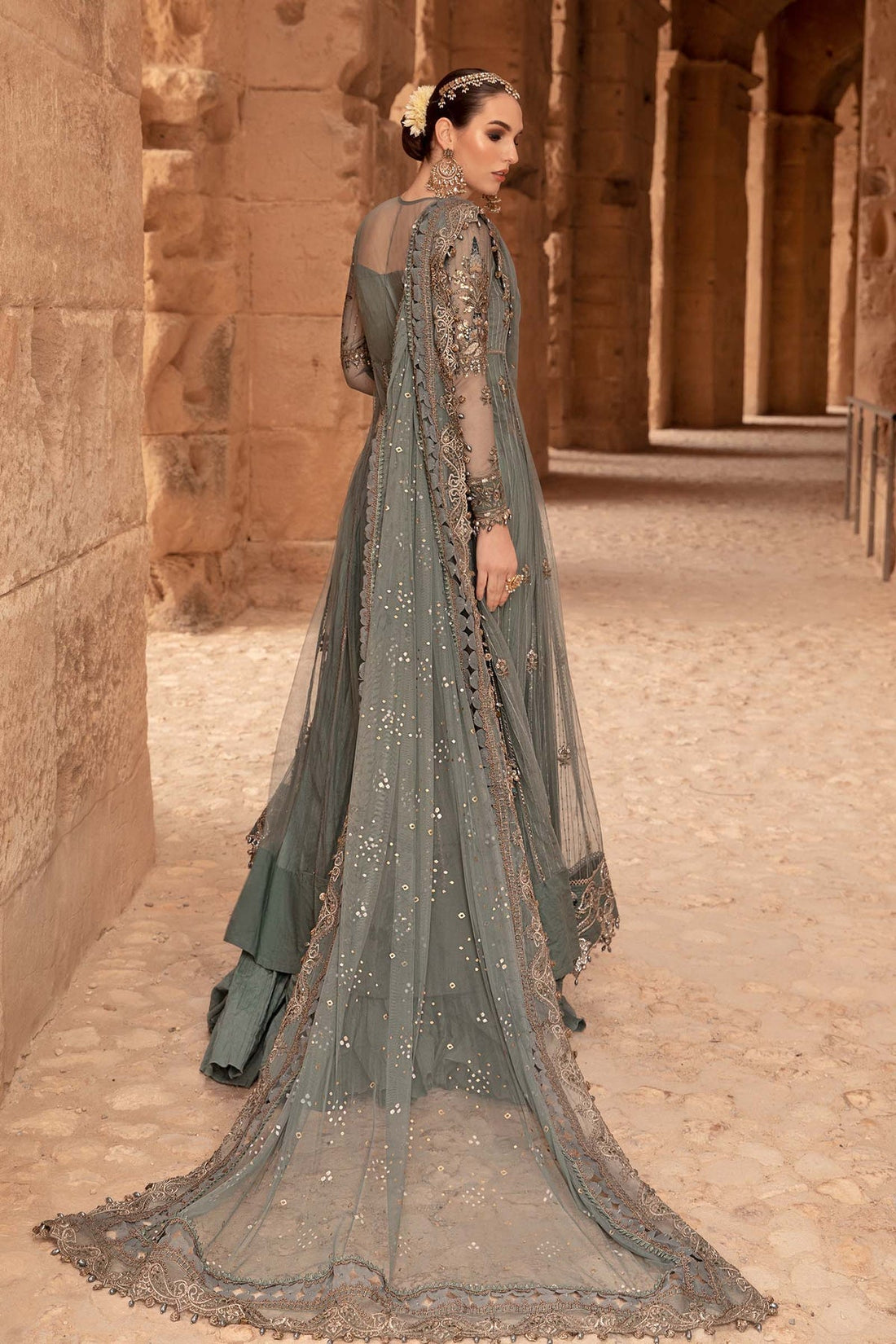 Maria B | Voyage a' Luxe Lawn | D-2403-A -  Maria B Luxury -  Agha Fabrics
