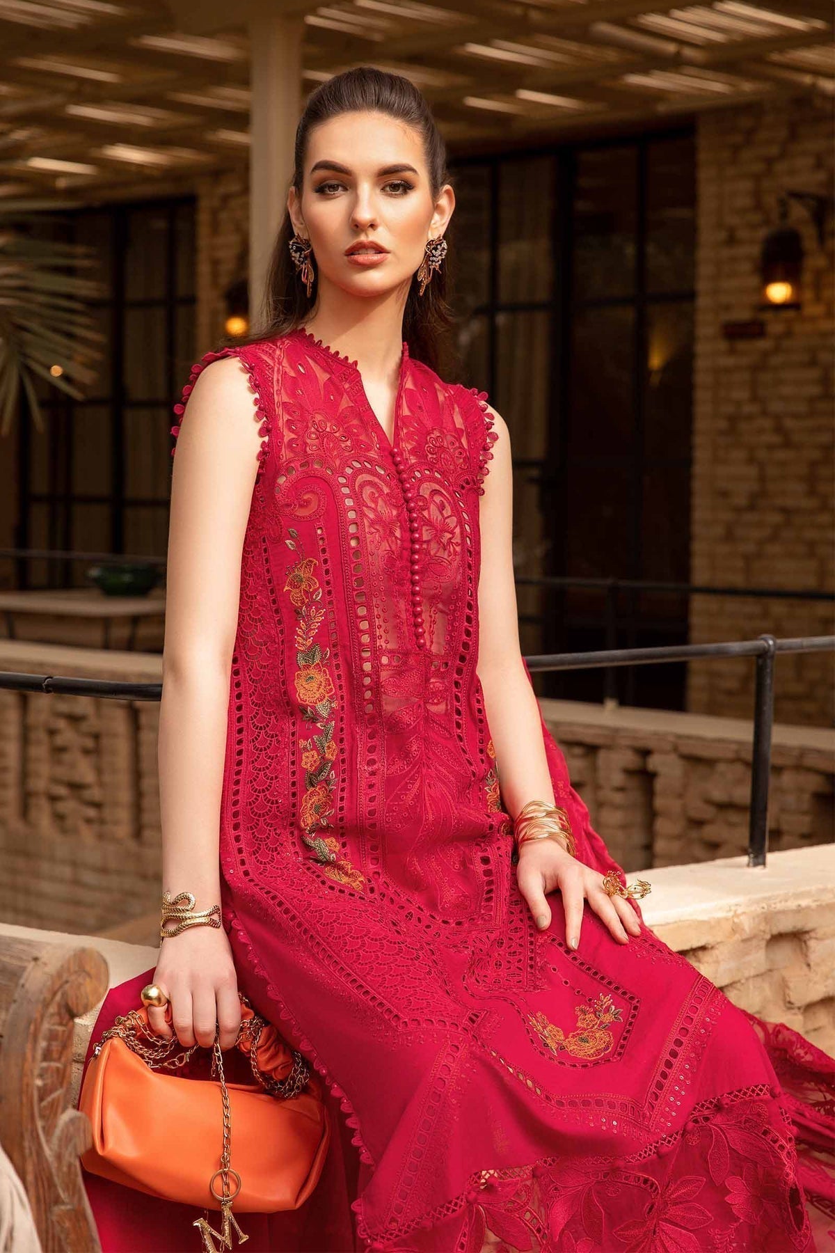 Maria B | Voyage a' Luxe Lawn | D-2404-A -  Maria B Luxury -  Agha Fabrics