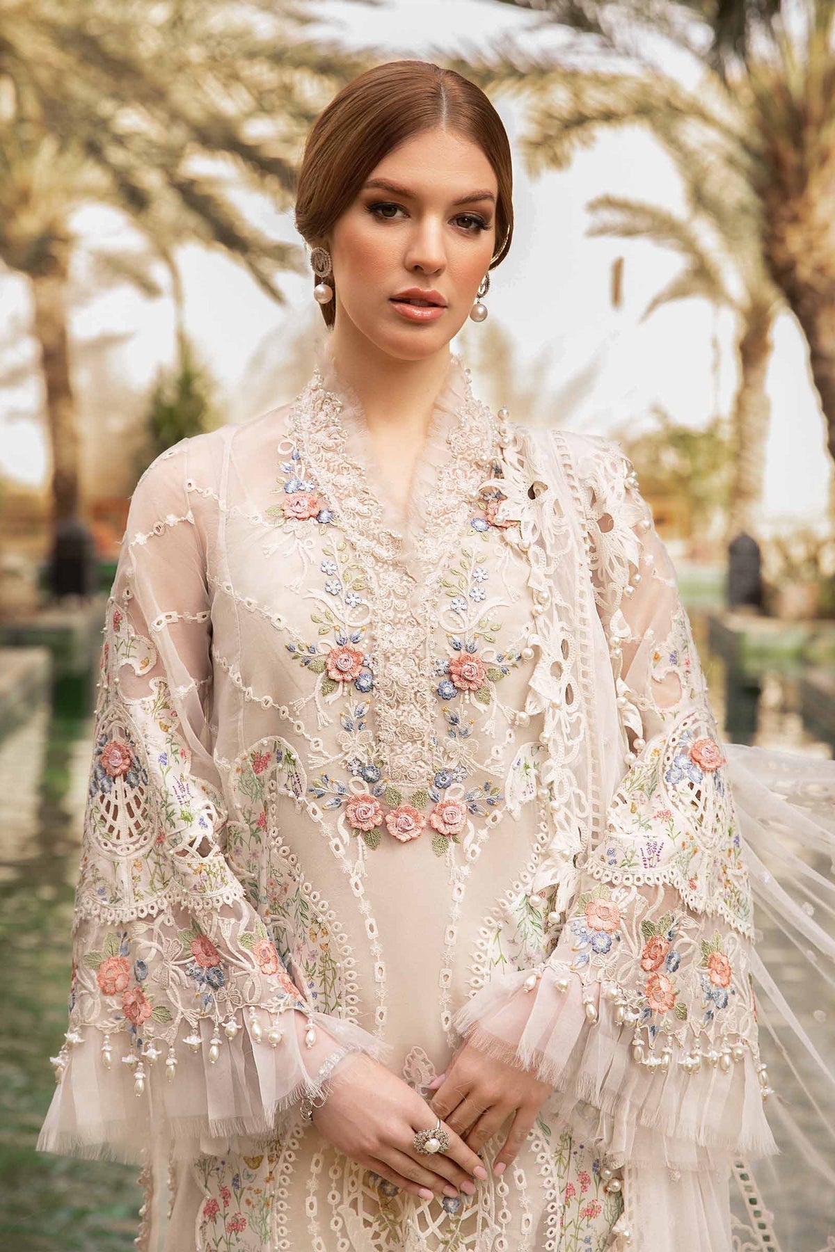 Maria B | Voyage a' Luxe Lawn | D-2405-A -  Maria B Luxury -  Agha Fabrics