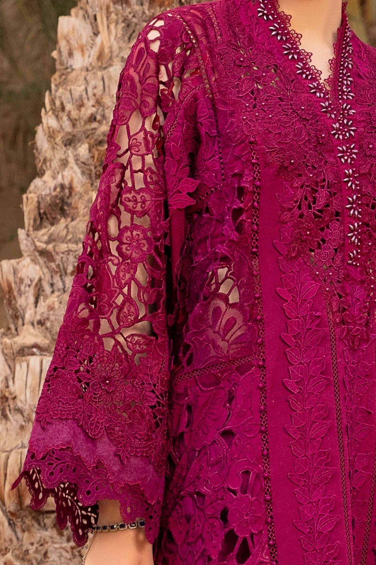 Maria B | Voyage a' Luxe Lawn | D-2409-B -  Maria B Luxury -  Agha Fabrics