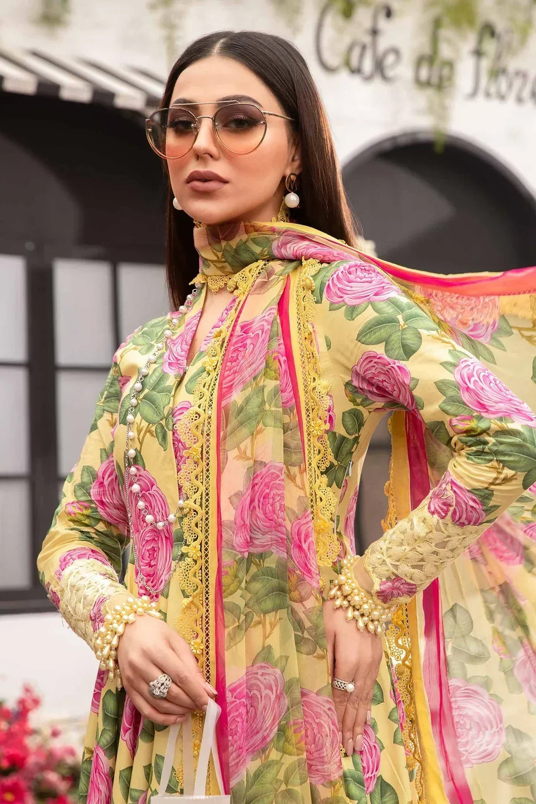 Maria B | M Prints Spring 24 | MPT-2103-A -  Maria B Luxury -  Agha Fabrics
