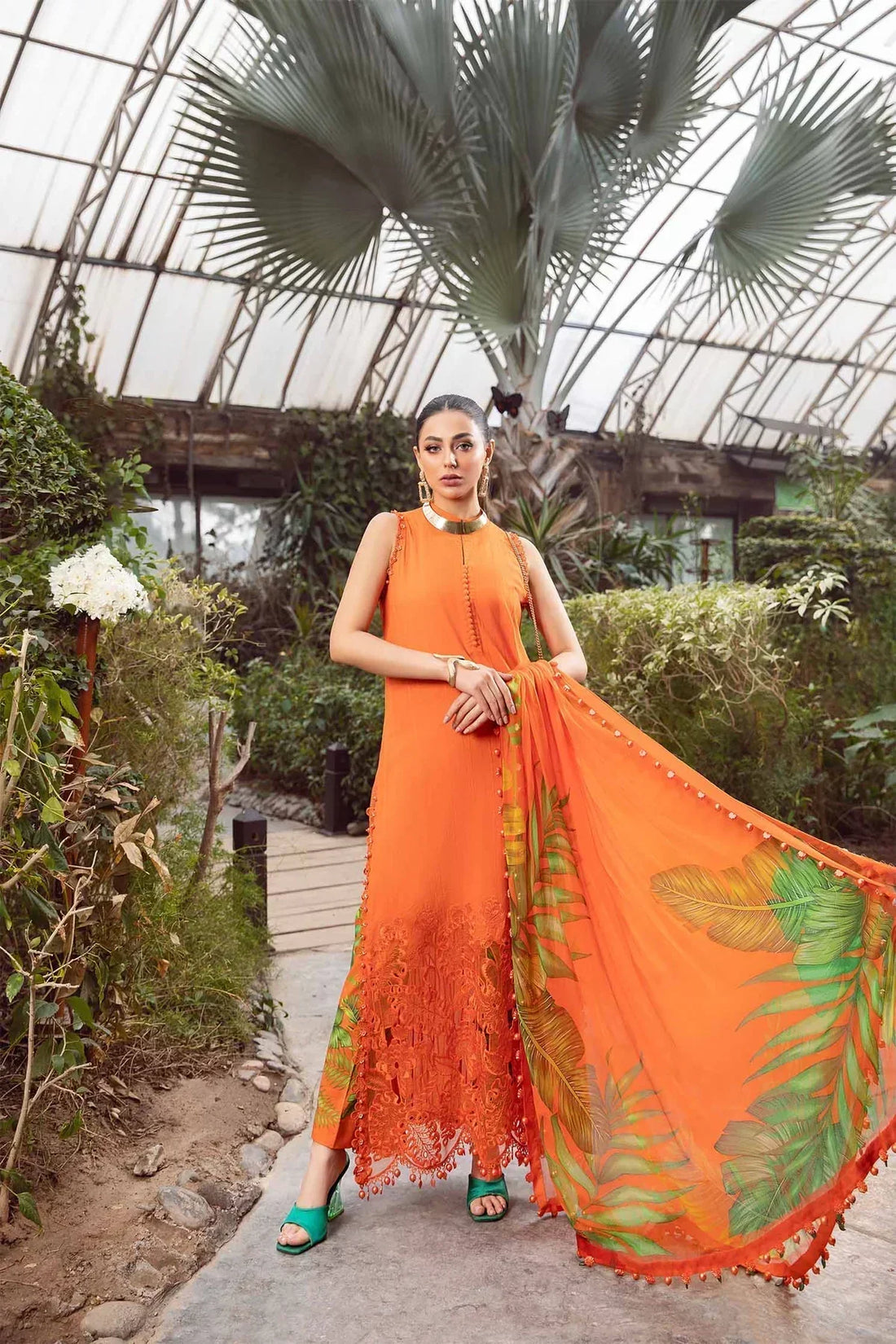 Maria B | M Prints Spring 24 | MPT-2101-A -  Maria B Luxury -  Agha Fabrics