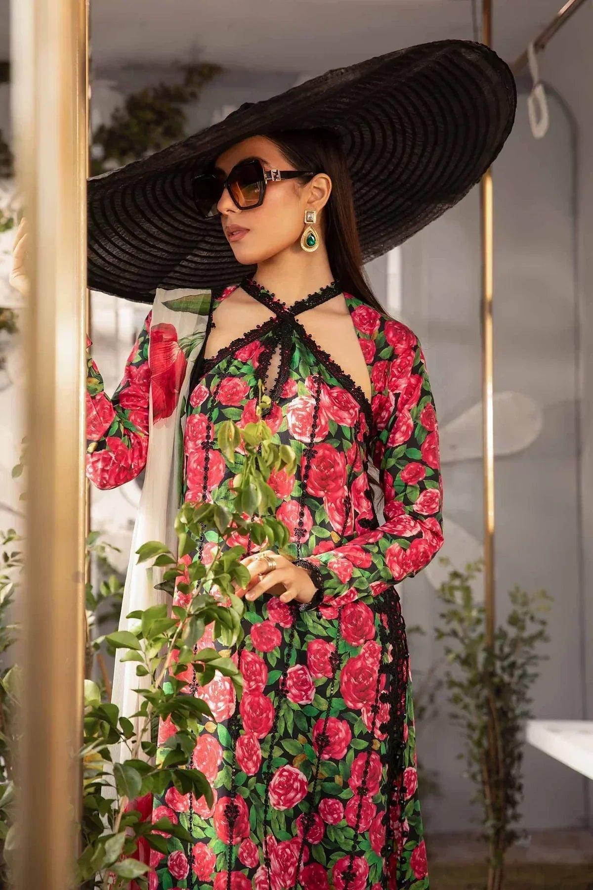 Maria B | M Prints Spring 24 | MPT-2106-B -  Maria B Luxury -  Agha Fabrics