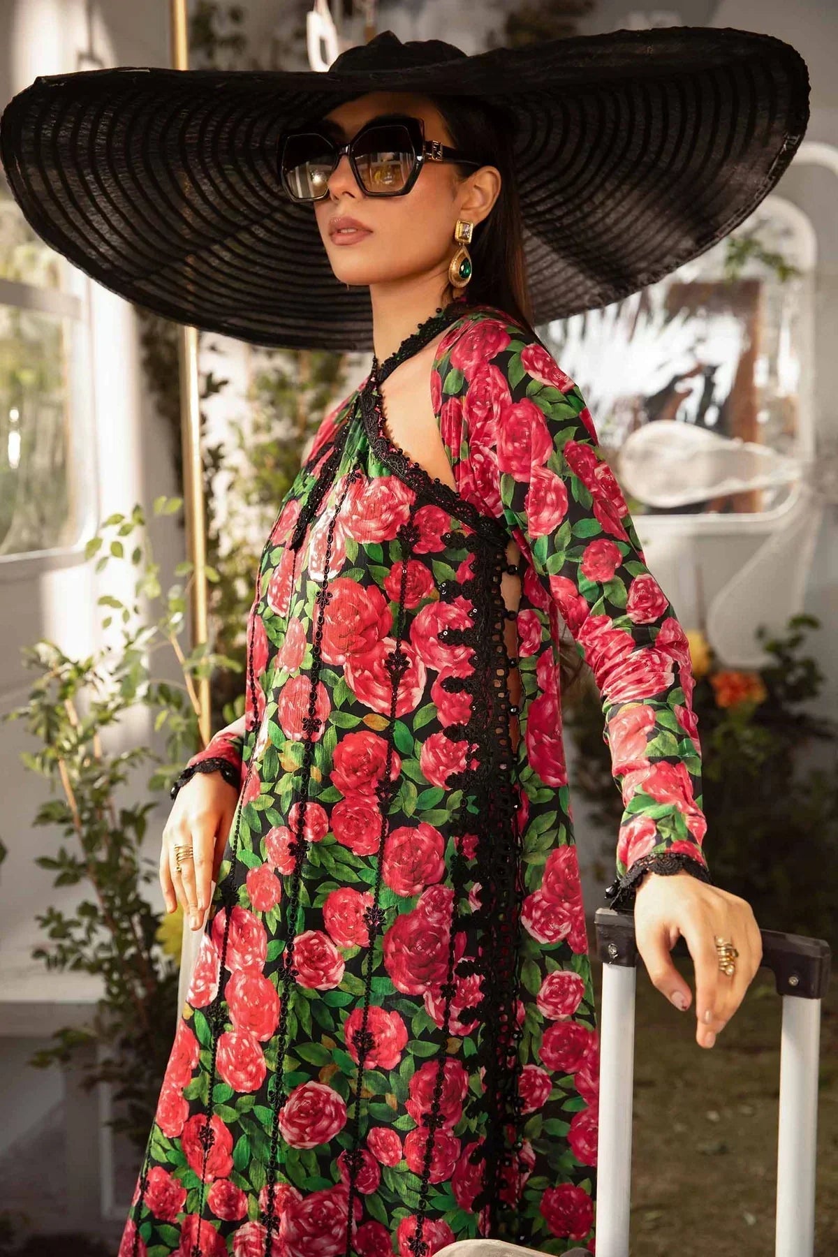 Maria B | M Prints Spring 24 | MPT-2106-B -  Maria B Luxury -  Agha Fabrics