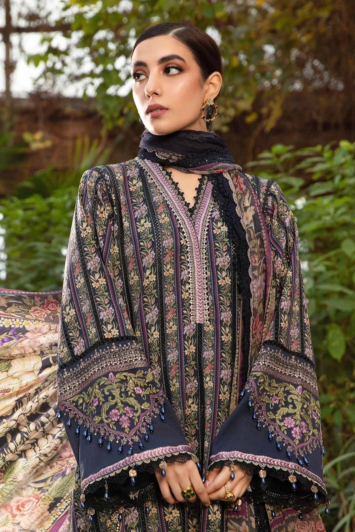 Maria B | M prints Spring 24 | MPT-2107-B -  Maria B Luxury -  Agha Fabrics