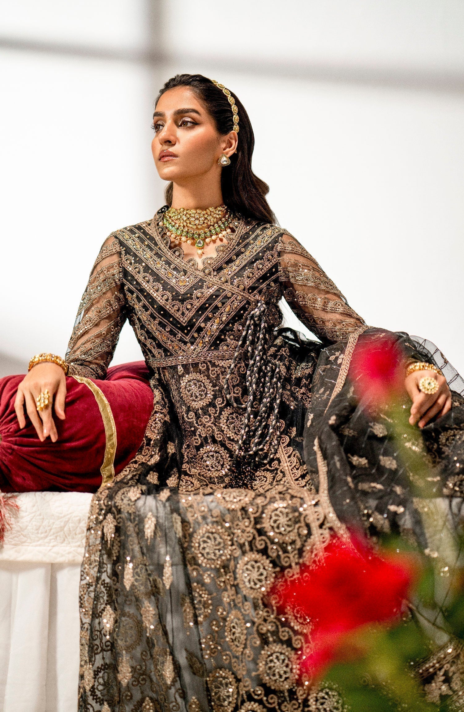 Maryum N Maria | Alaia Wedding Formals | Elise-MW23-527 -  Maryum N Maria Bridal -  Agha Fabrics