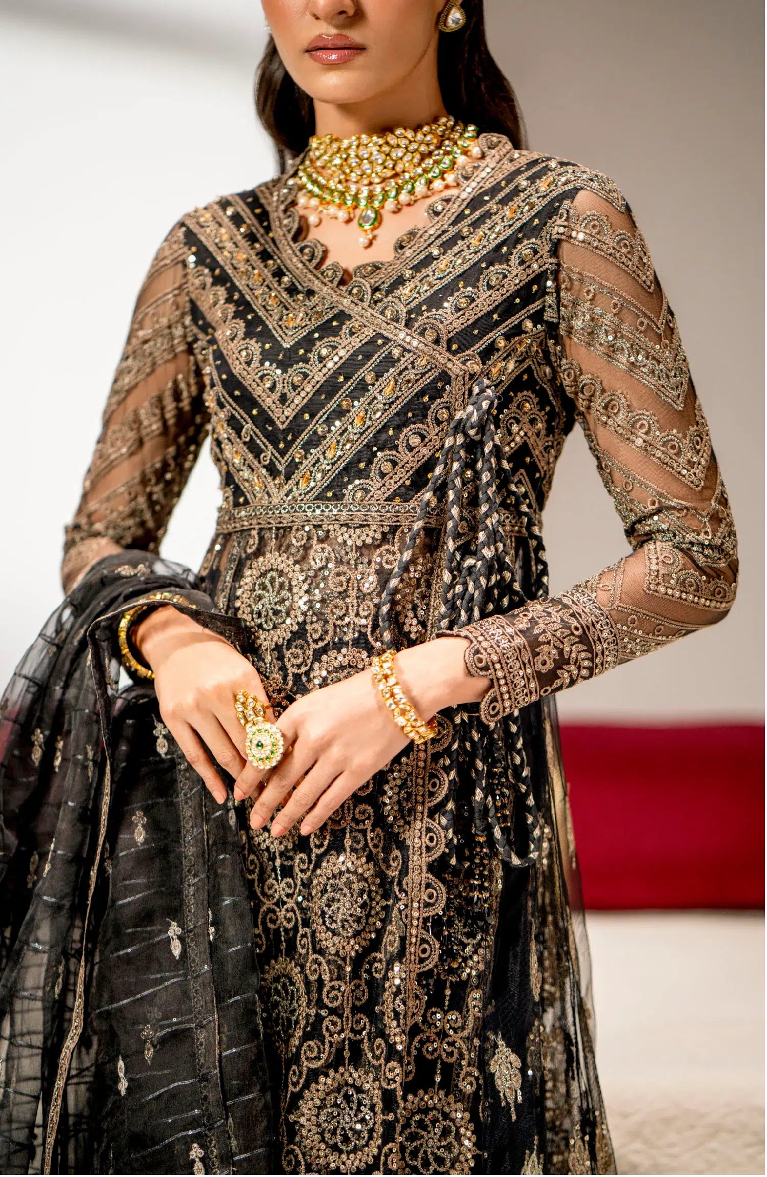 Maryum N Maria | Alaia Wedding Formals | Elise-MW23-527 -  Maryum N Maria Bridal -  Agha Fabrics