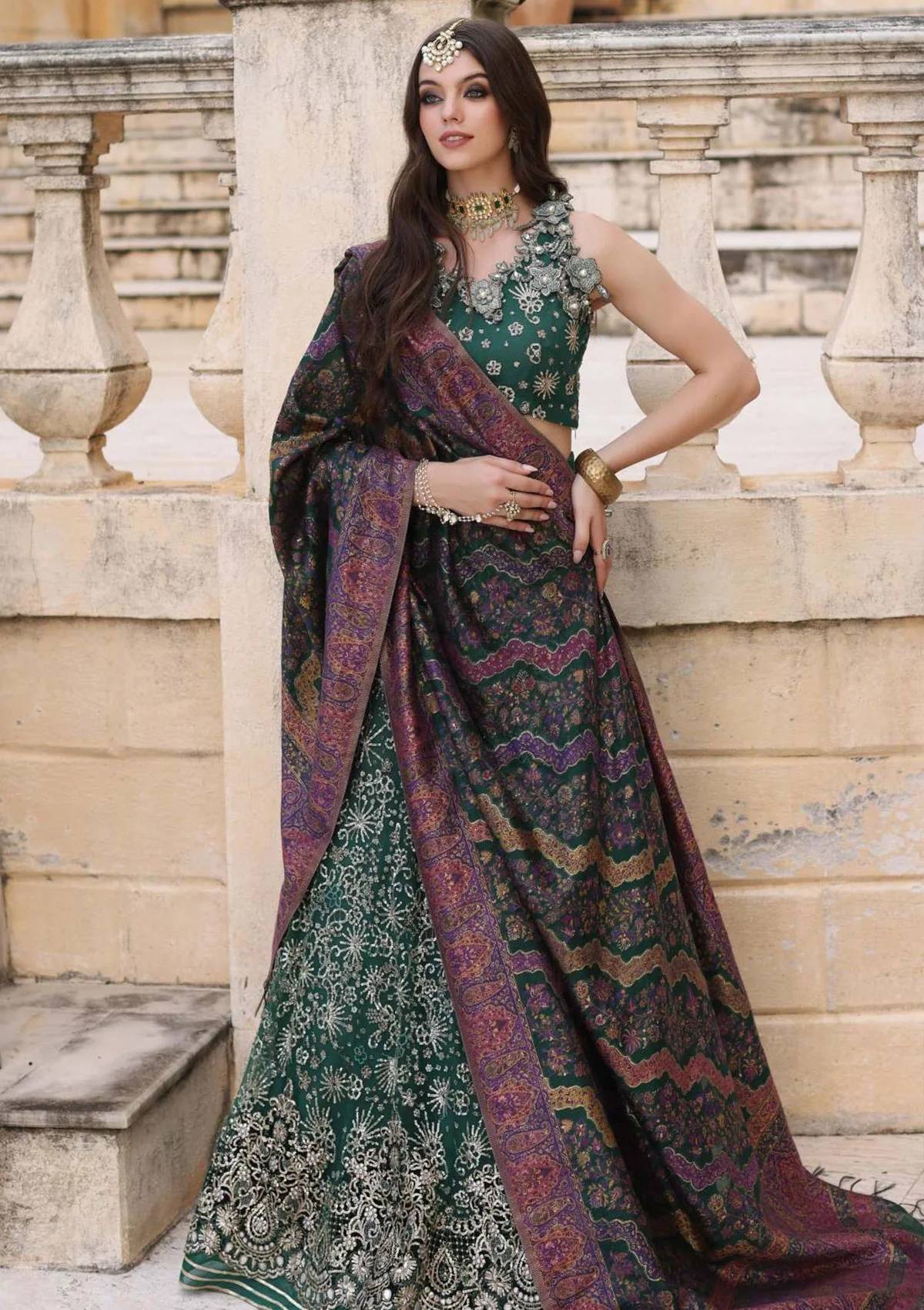 Formal Collection - Noor By Saadia Asad - Kaani - Wedding - NSK#1 - Official Noor by Saadia Asad - Agha Fabrics UK