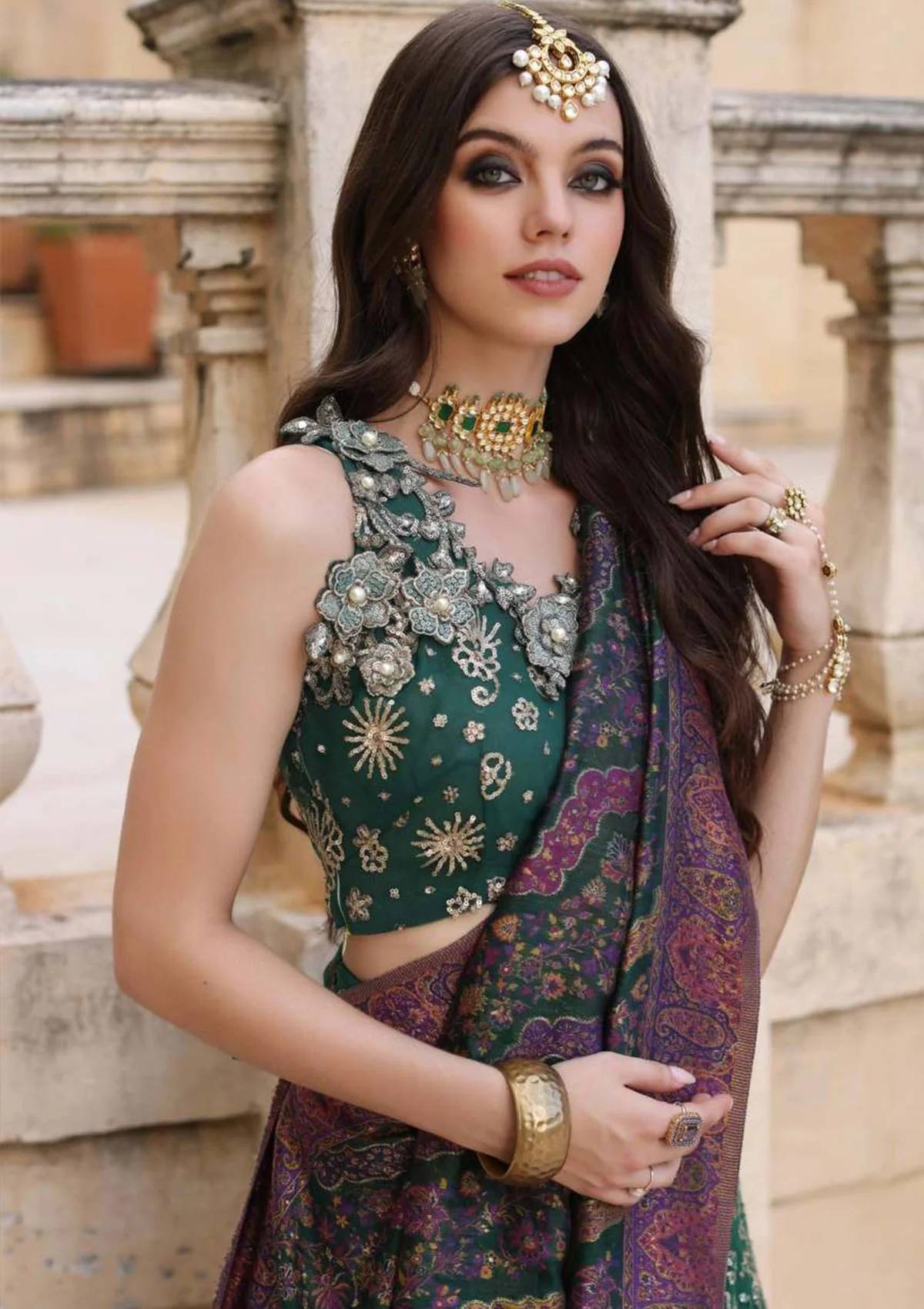 Formal Collection - Noor By Saadia Asad - Kaani - Wedding - NSK#1 - Official Noor by Saadia Asad - Agha Fabrics UK