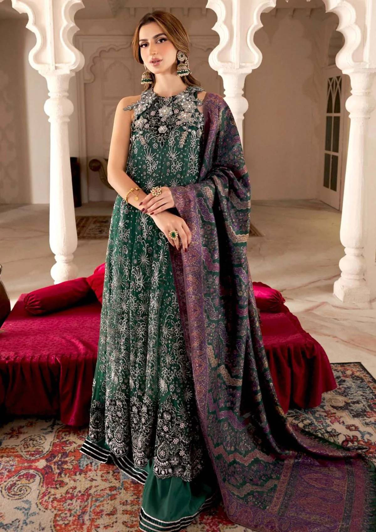 Formal Collection - Noor By Saadia Asad - Kaani - Wedding - NSK#1 - Official Noor by Saadia Asad - Agha Fabrics UK