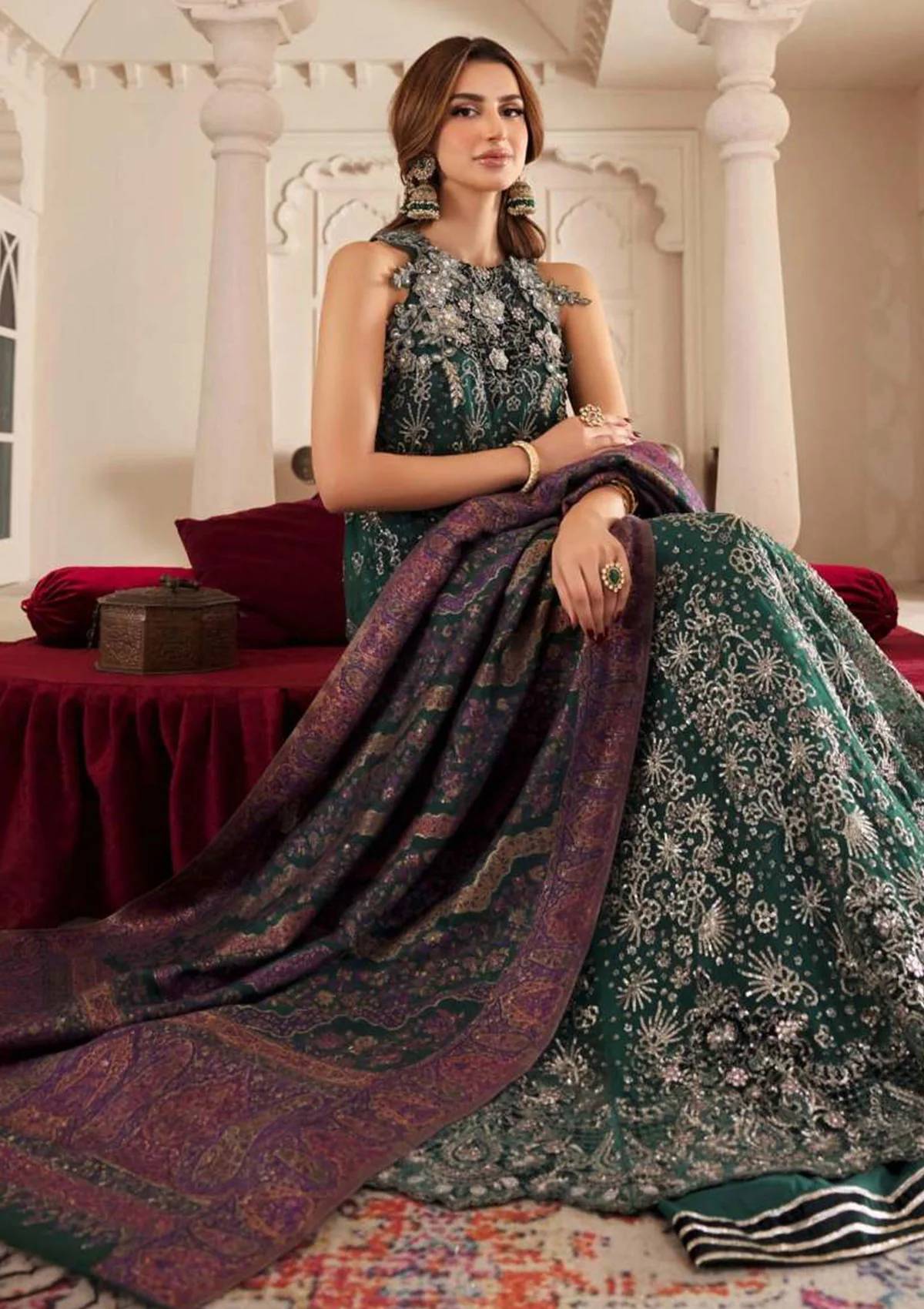 Formal Collection - Noor By Saadia Asad - Kaani - Wedding - NSK#1 - Official Noor by Saadia Asad - Agha Fabrics UK