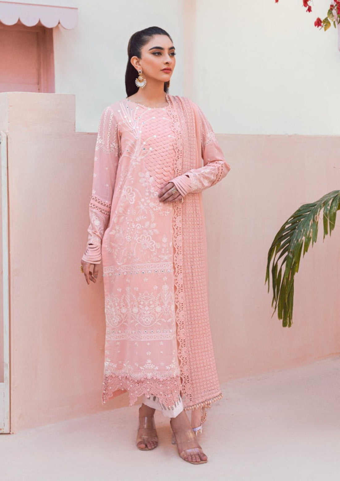 Lawn Collection - Nureh - Exclusive - Swiss - NS#84 - Official Nureh - Agha Fabrics UK