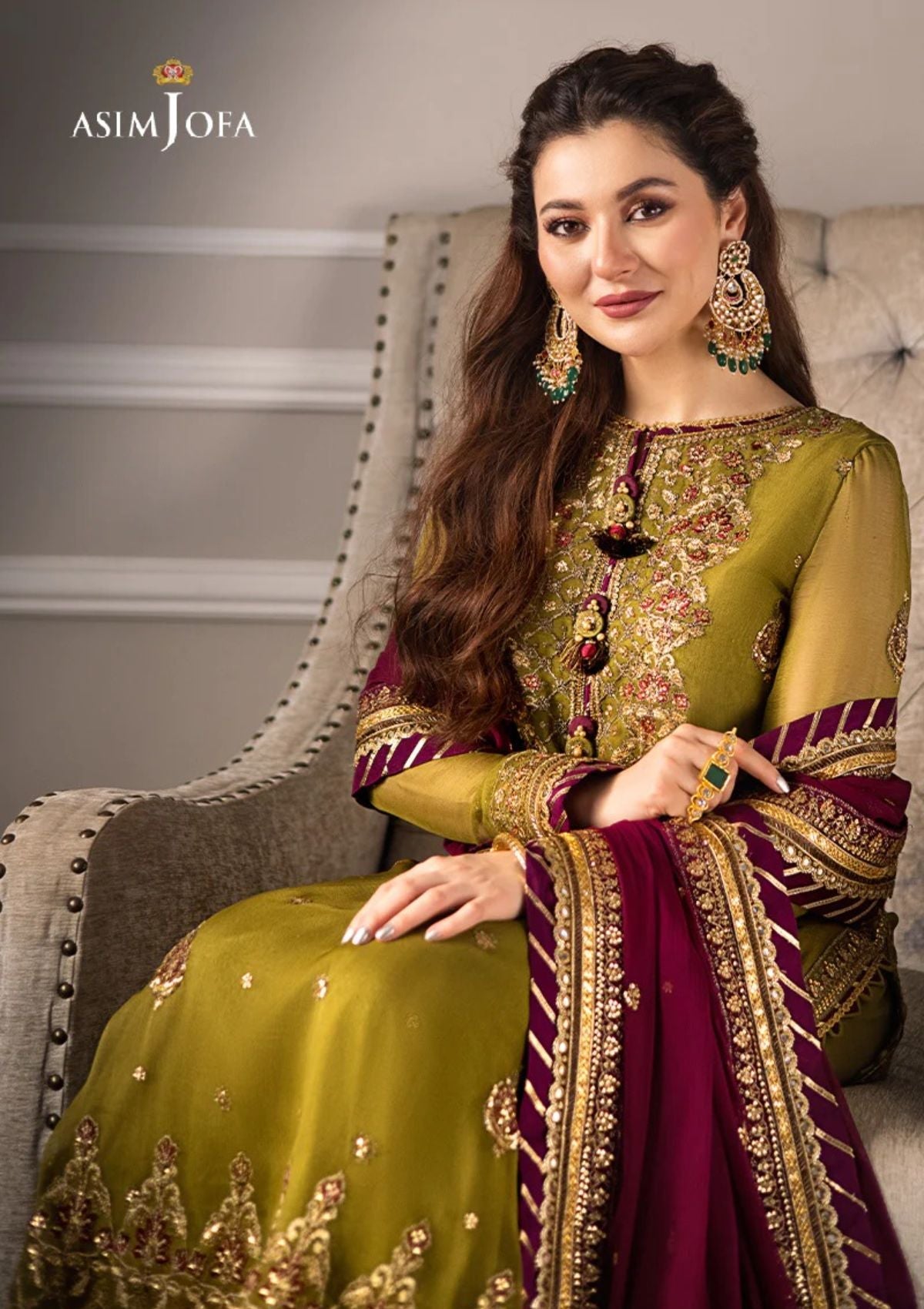 Formal Collection - Asim Jofa - Zari Sitara - AJZS#6 - Official Asim Jofa - Agha Fabrics UK