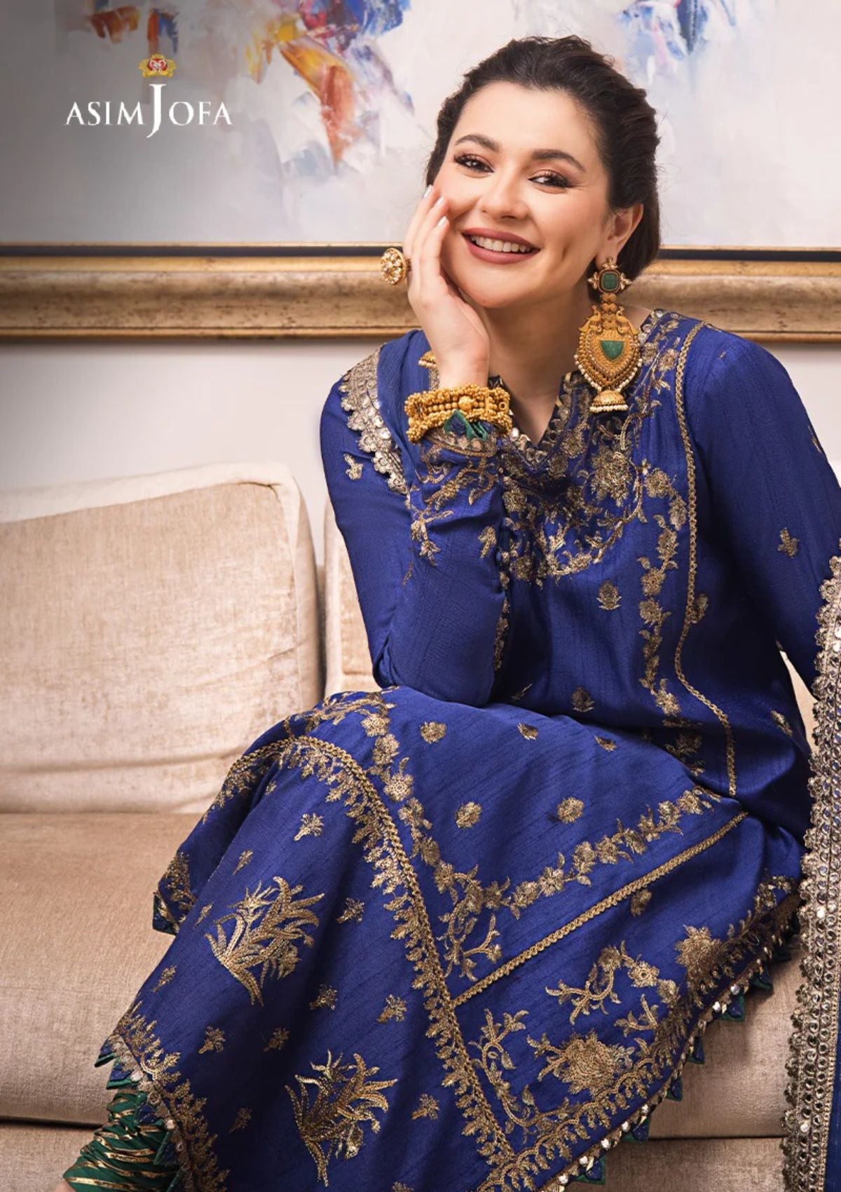 Formal Collection - Asim Jofa - Zari Sitara - AJZS#18 - Official Asim Jofa - Agha Fabrics UK