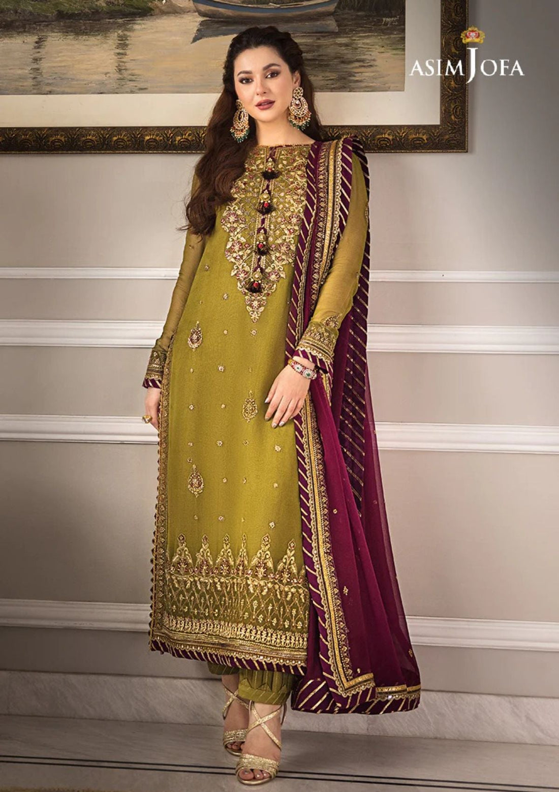 Formal Collection - Asim Jofa - Zari Sitara - AJZS#6 - Official Asim Jofa - Agha Fabrics UK