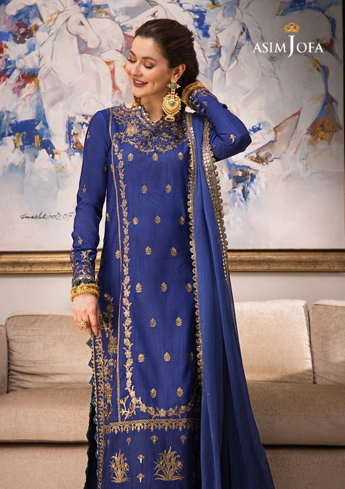 Formal Collection - Asim Jofa - Zari Sitara - AJZS#18 - Official Asim Jofa - Agha Fabrics UK