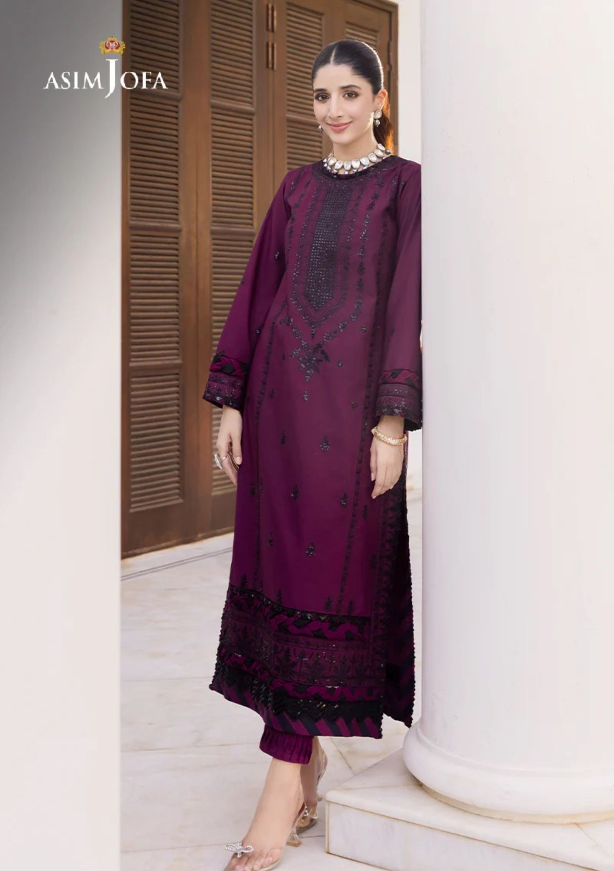 Formal Collection - Asim Jofa - Zari Sitara - AJZS#1 - Official Asim Jofa - Agha Fabrics UK