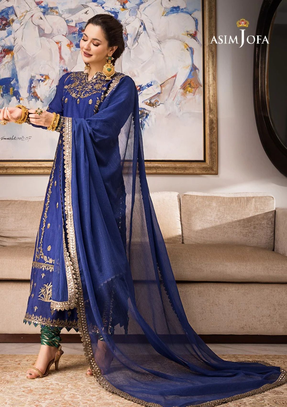 Formal Collection - Asim Jofa - Zari Sitara - AJZS#18 - Official Asim Jofa - Agha Fabrics UK