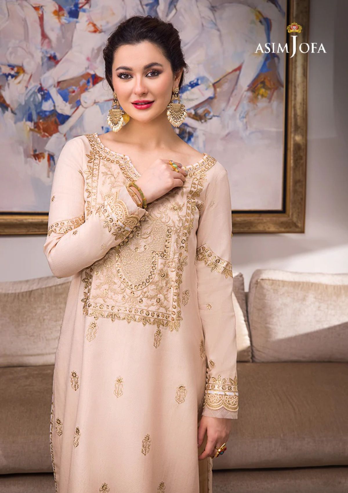 Formal Collection - Asim Jofa - Zari Sitara - AJZS#15 - Official Asim Jofa - Agha Fabrics UK