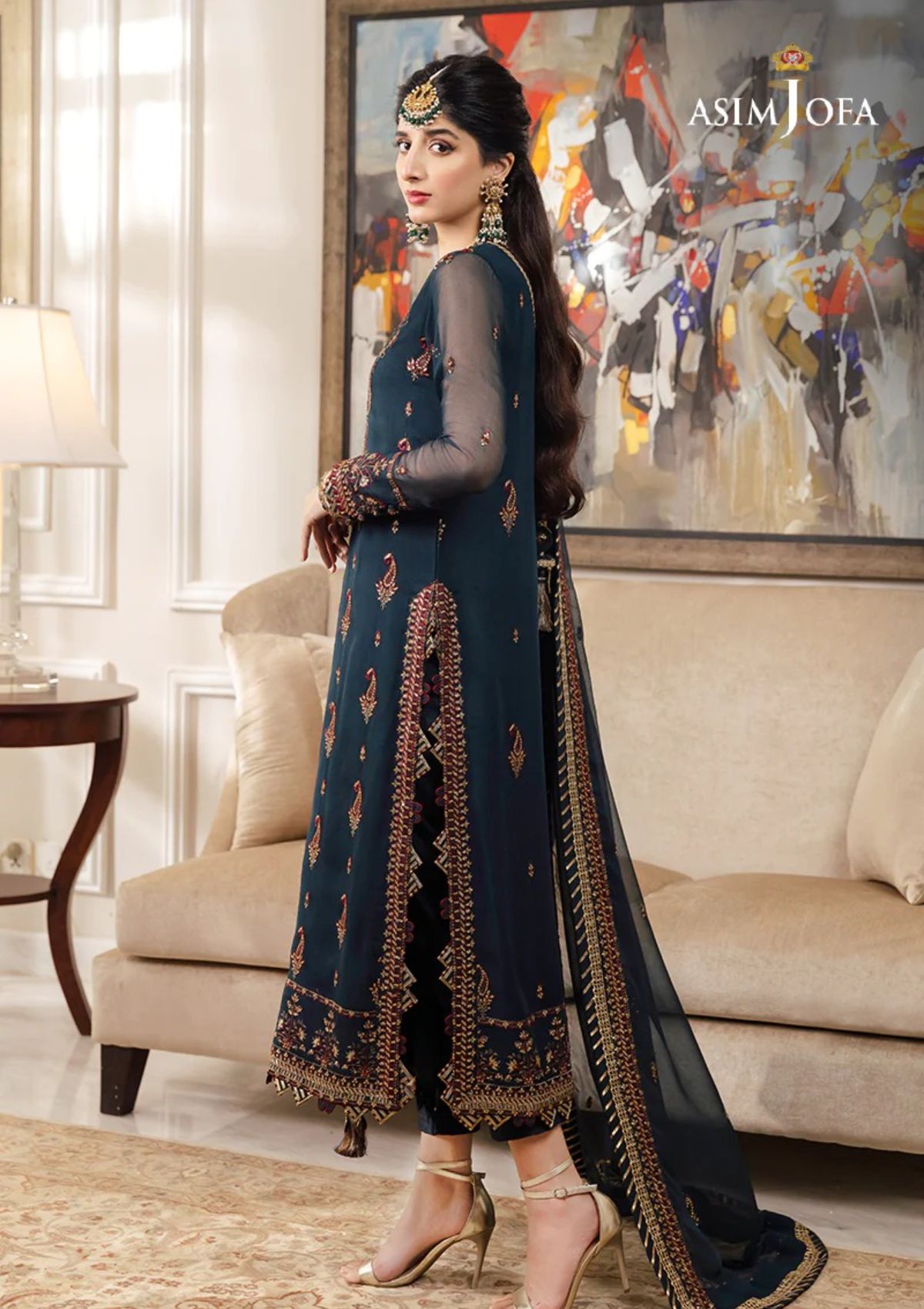 Formal Collection - Asim Jofa - Zari Sitara - AJZS#3 - Official Asim Jofa - Agha Fabrics UK