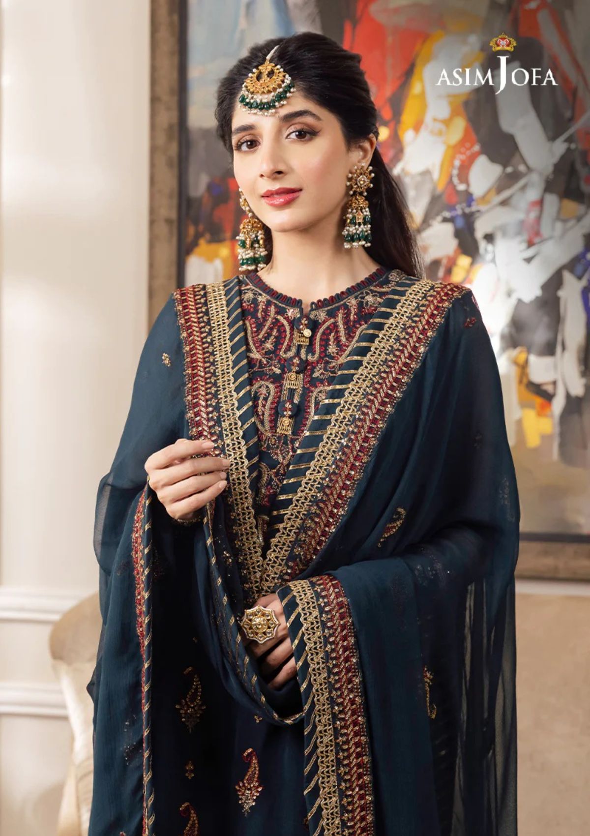 Formal Collection - Asim Jofa - Zari Sitara - AJZS#3 - Official Asim Jofa - Agha Fabrics UK