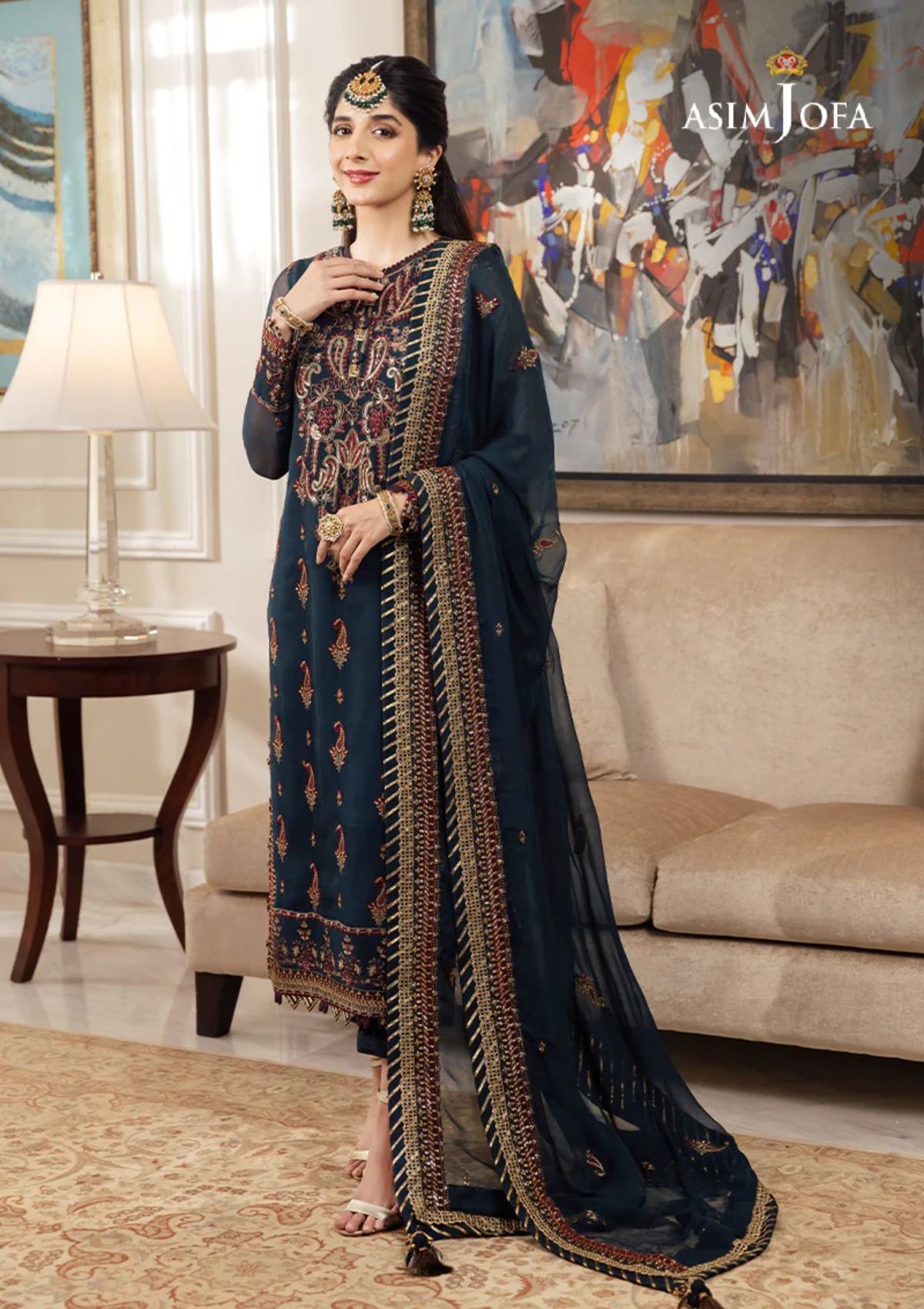 Formal Collection - Asim Jofa - Zari Sitara - AJZS#3 - Official Asim Jofa - Agha Fabrics UK